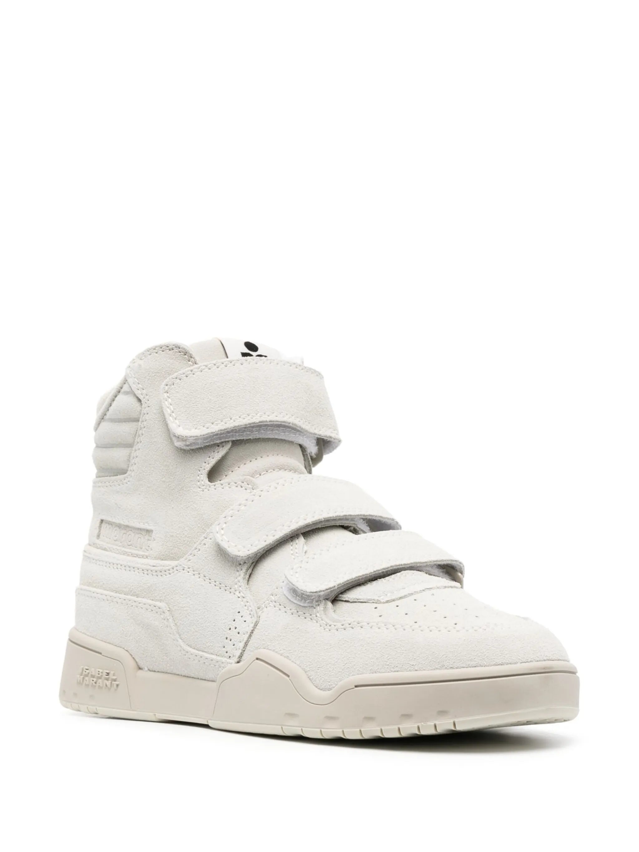 logo-patch hi-top sneakers