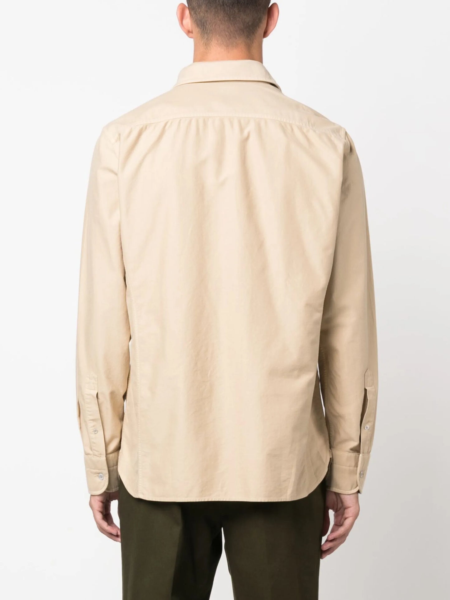 button-up cotton shirt