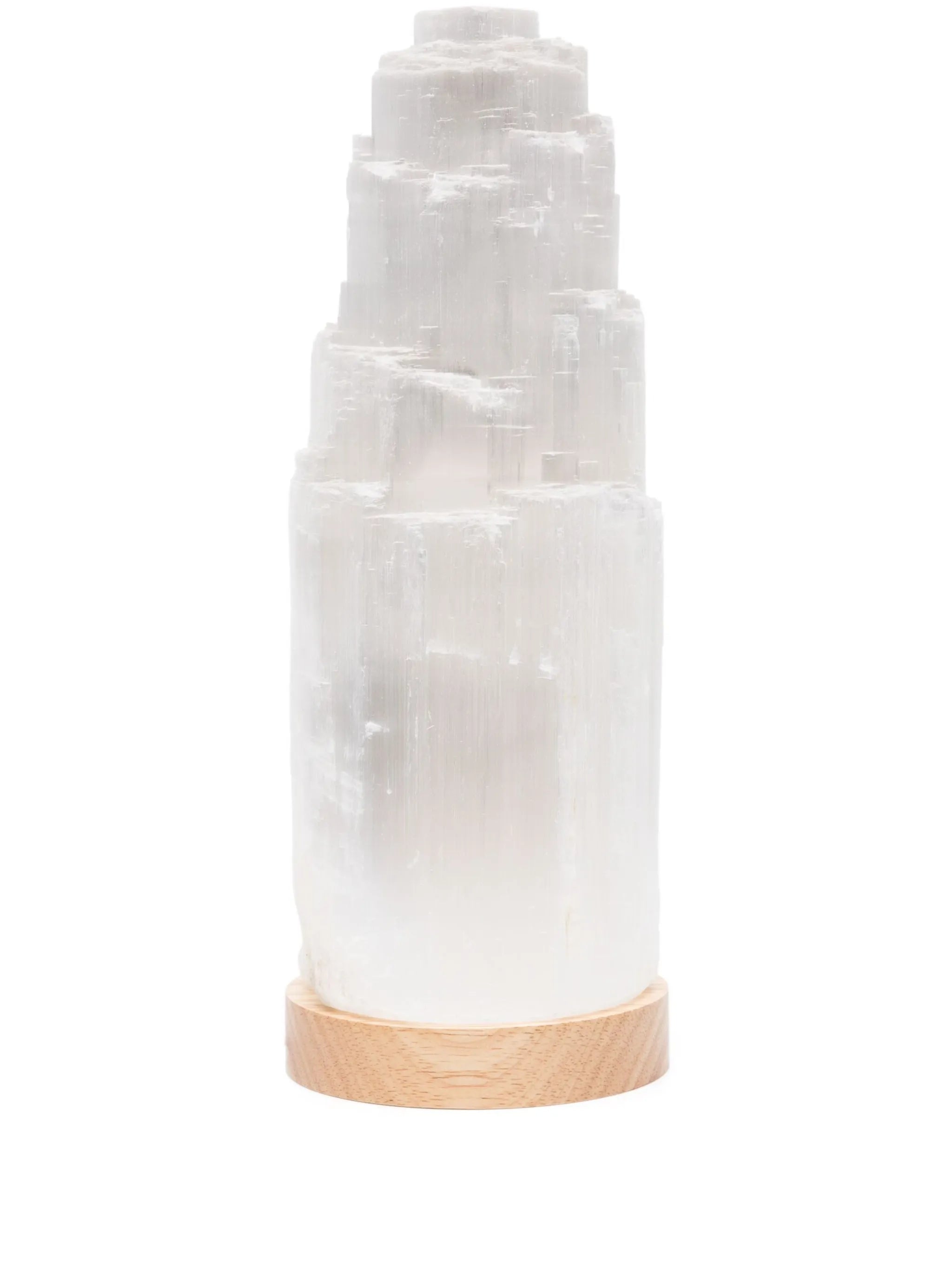 large Selenite crystal lamp
