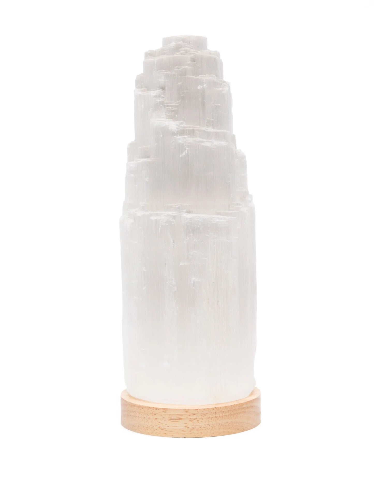 large Selenite crystal lamp