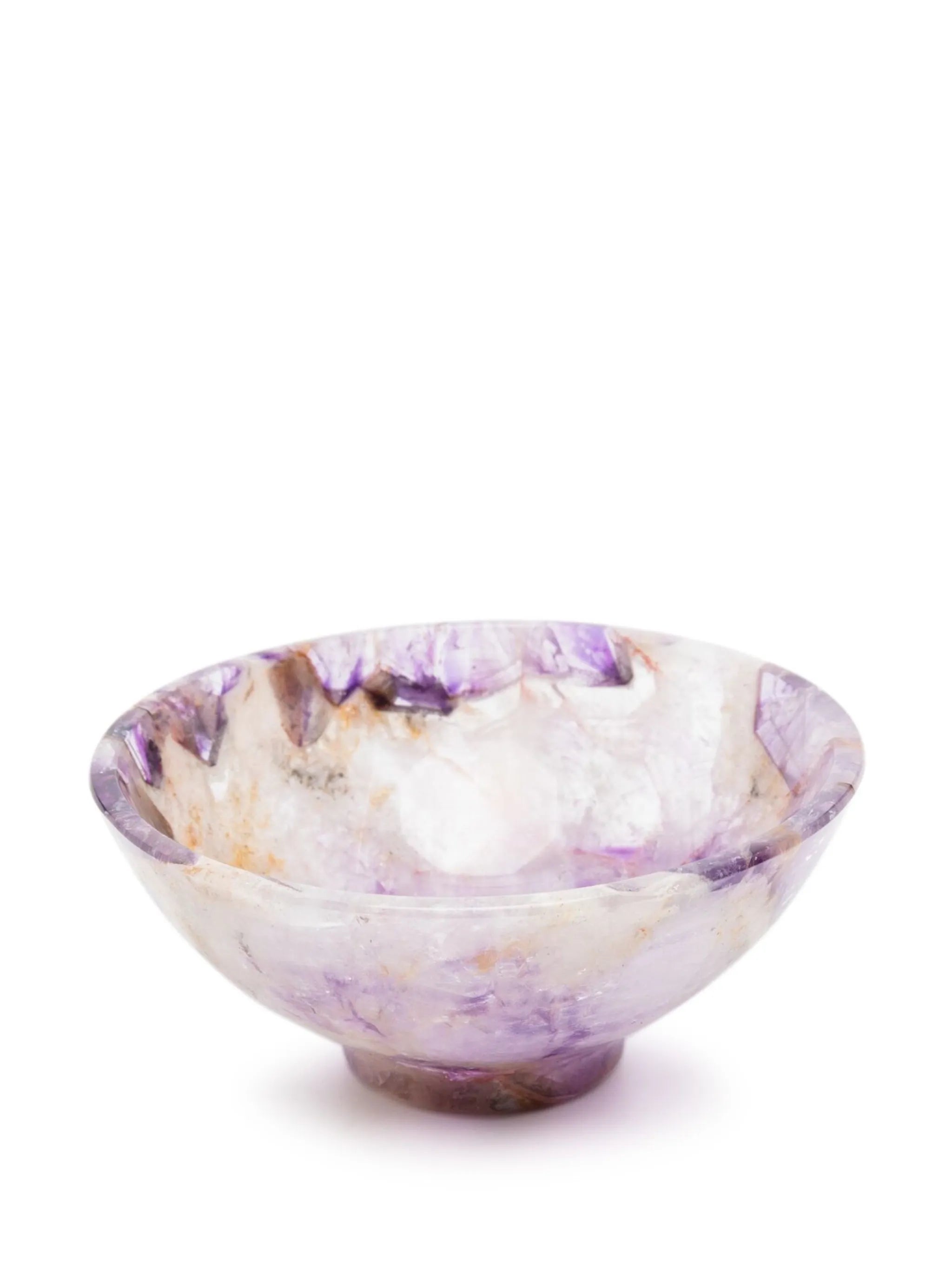 Amethyst stone trinket dish