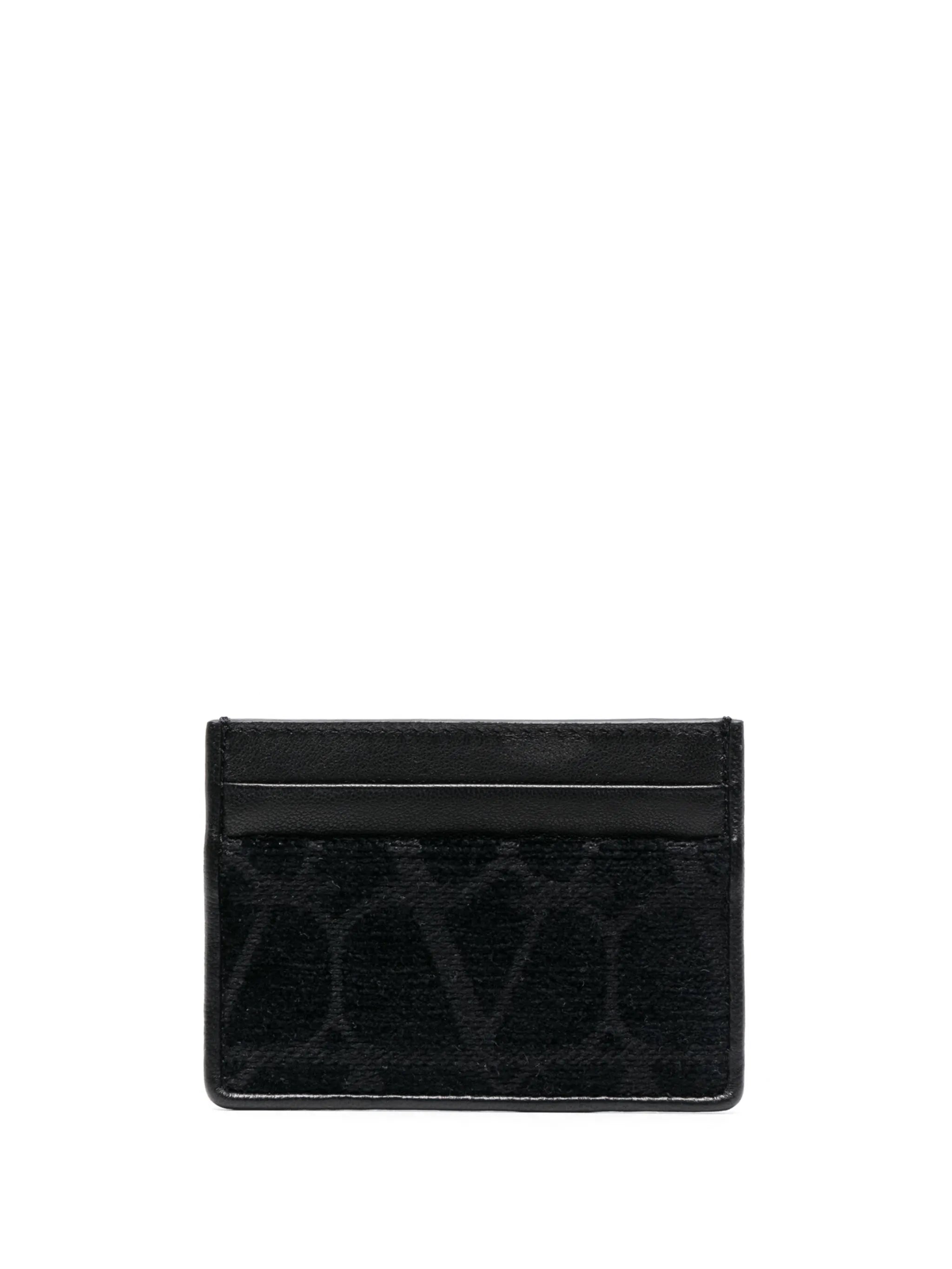 Toile Iconographe leather-detail cardholder