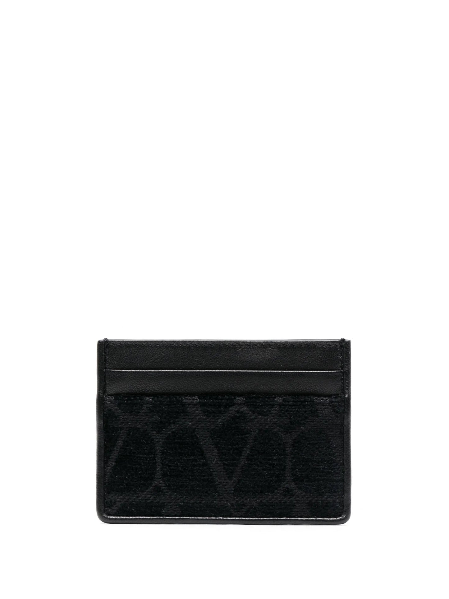 Toile Iconographe leather-detail cardholder
