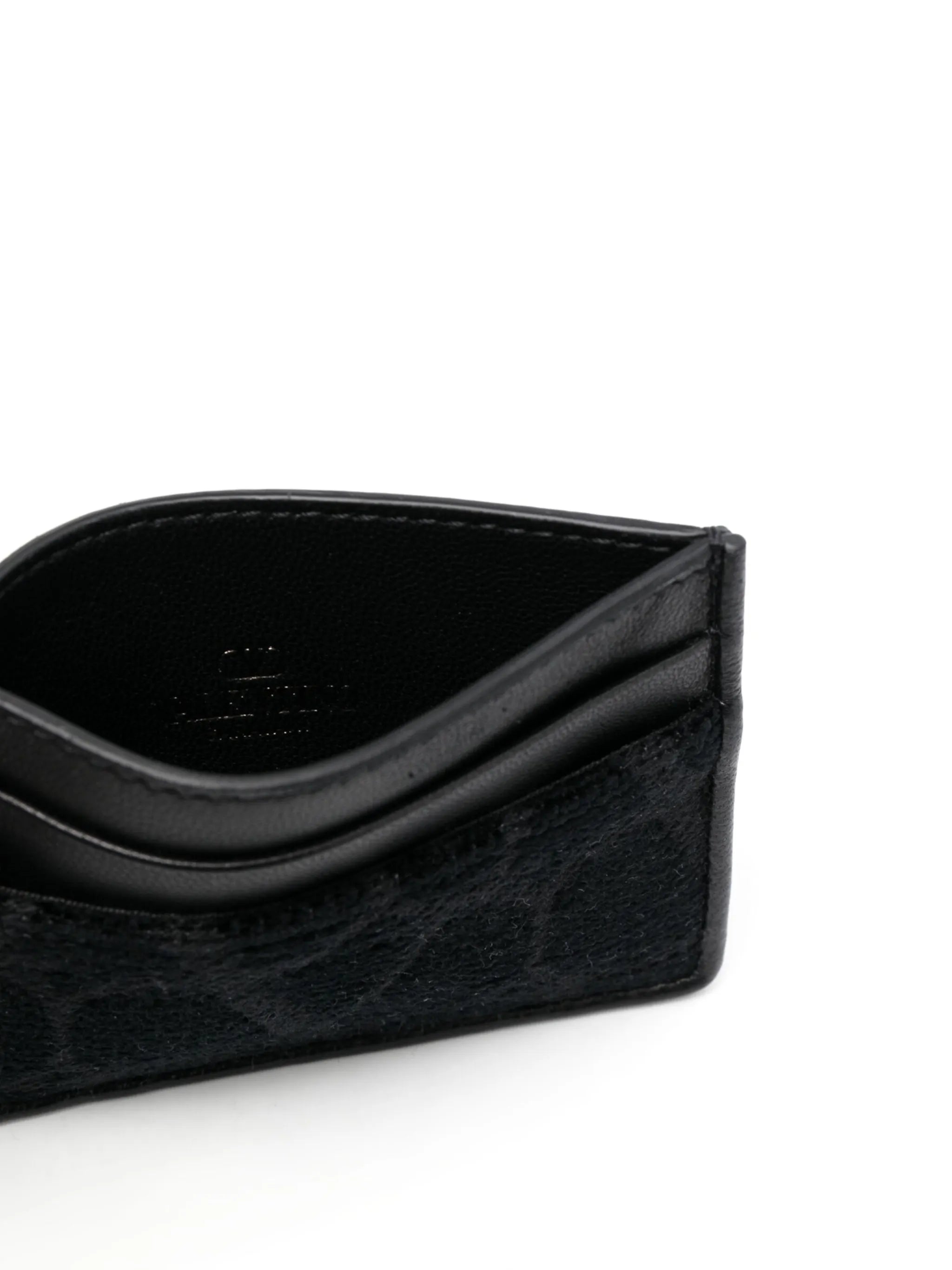 Toile Iconographe leather-detail cardholder