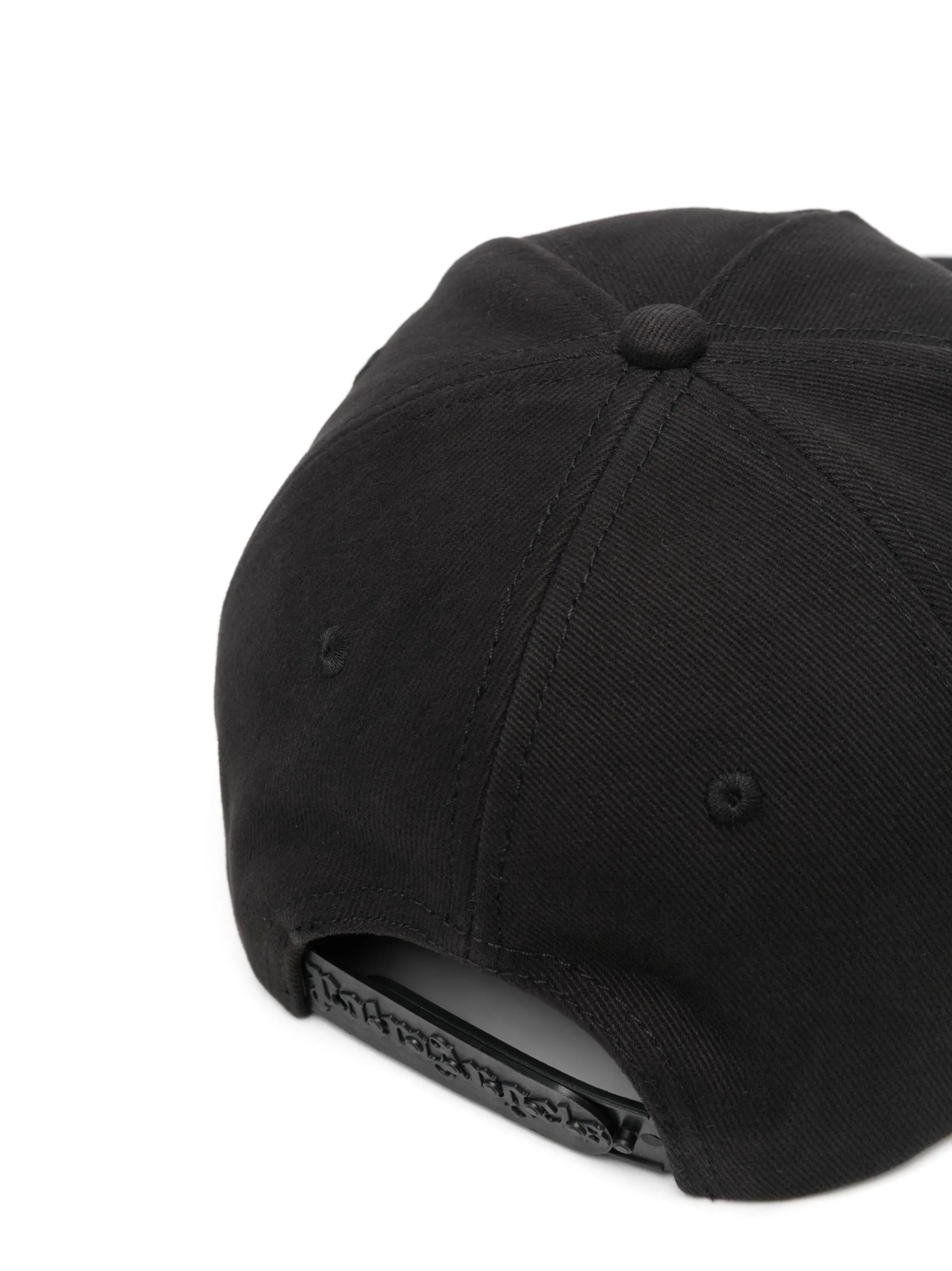 logo-embroidered cotton cap