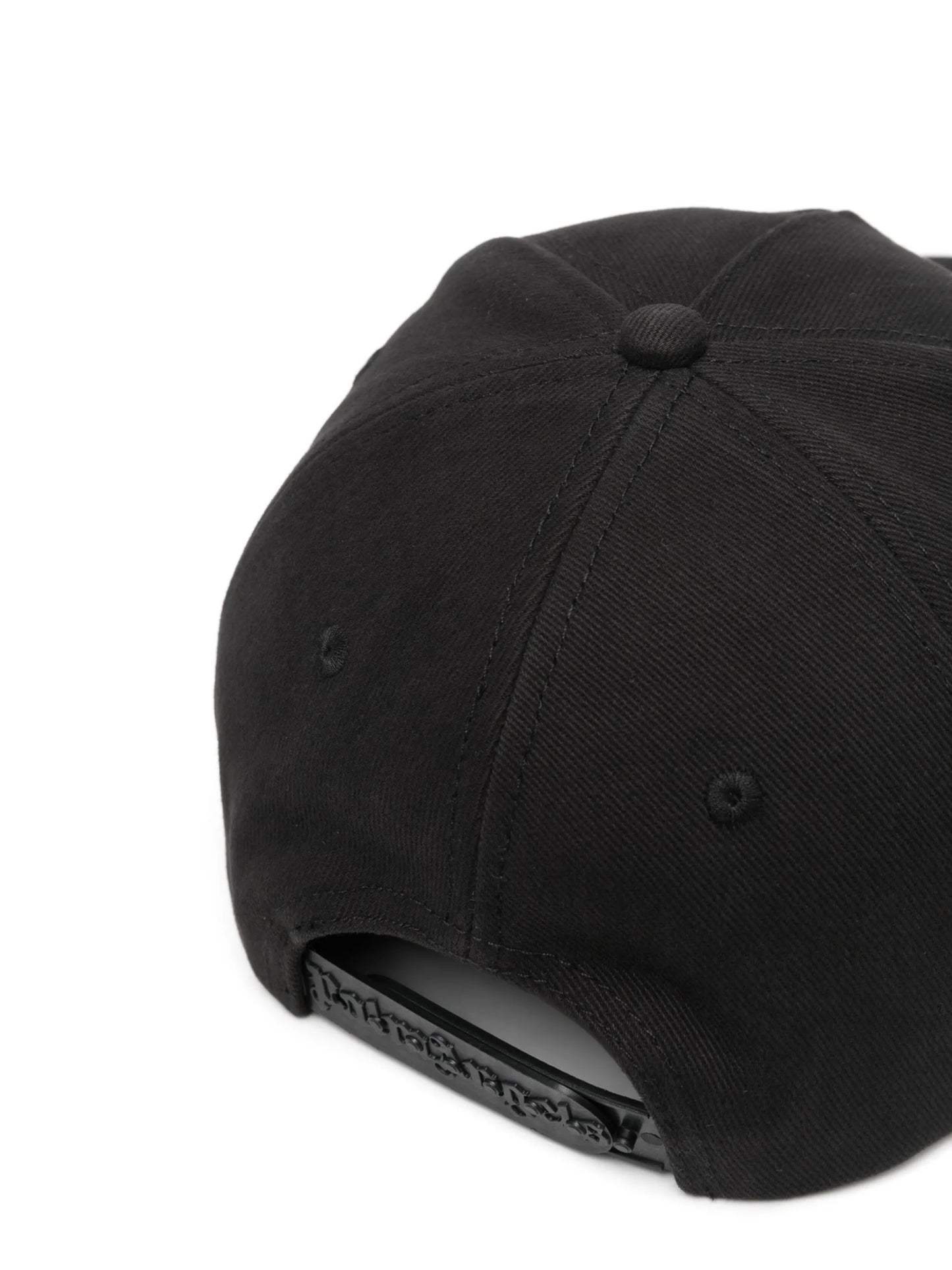 logo-embroidered cotton cap
