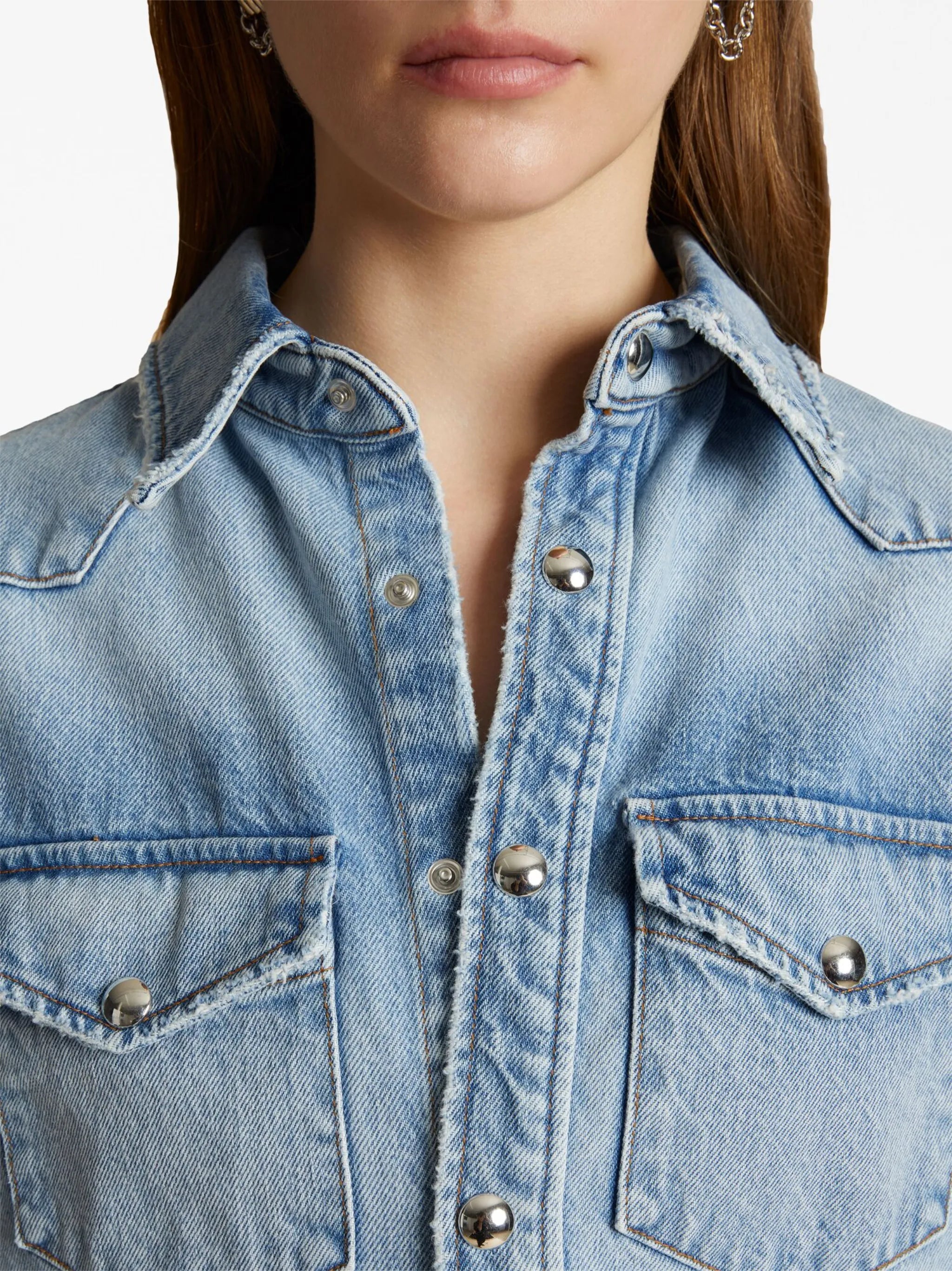 Wesley long-sleeve denim shirt