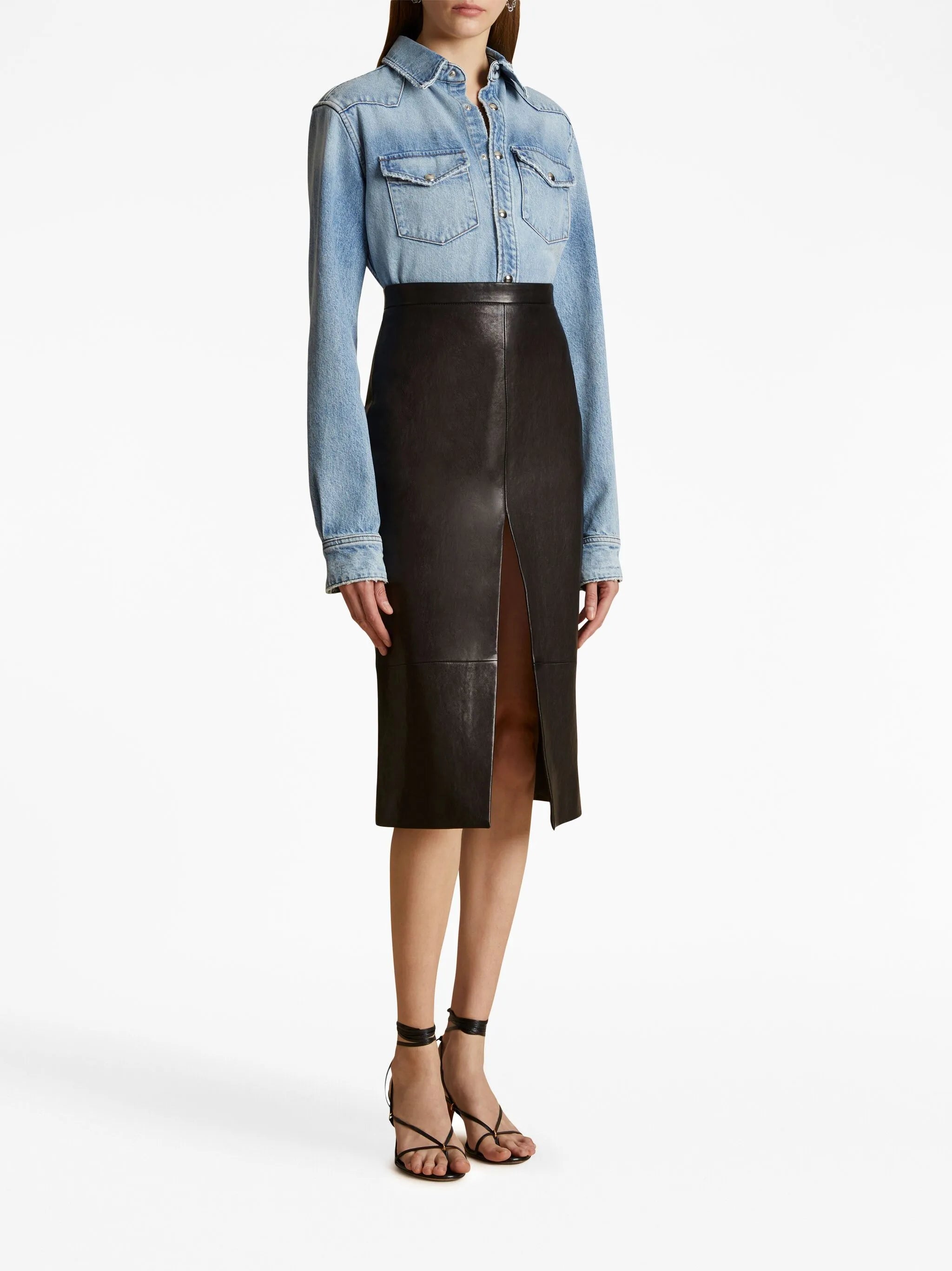 Wesley long-sleeve denim shirt