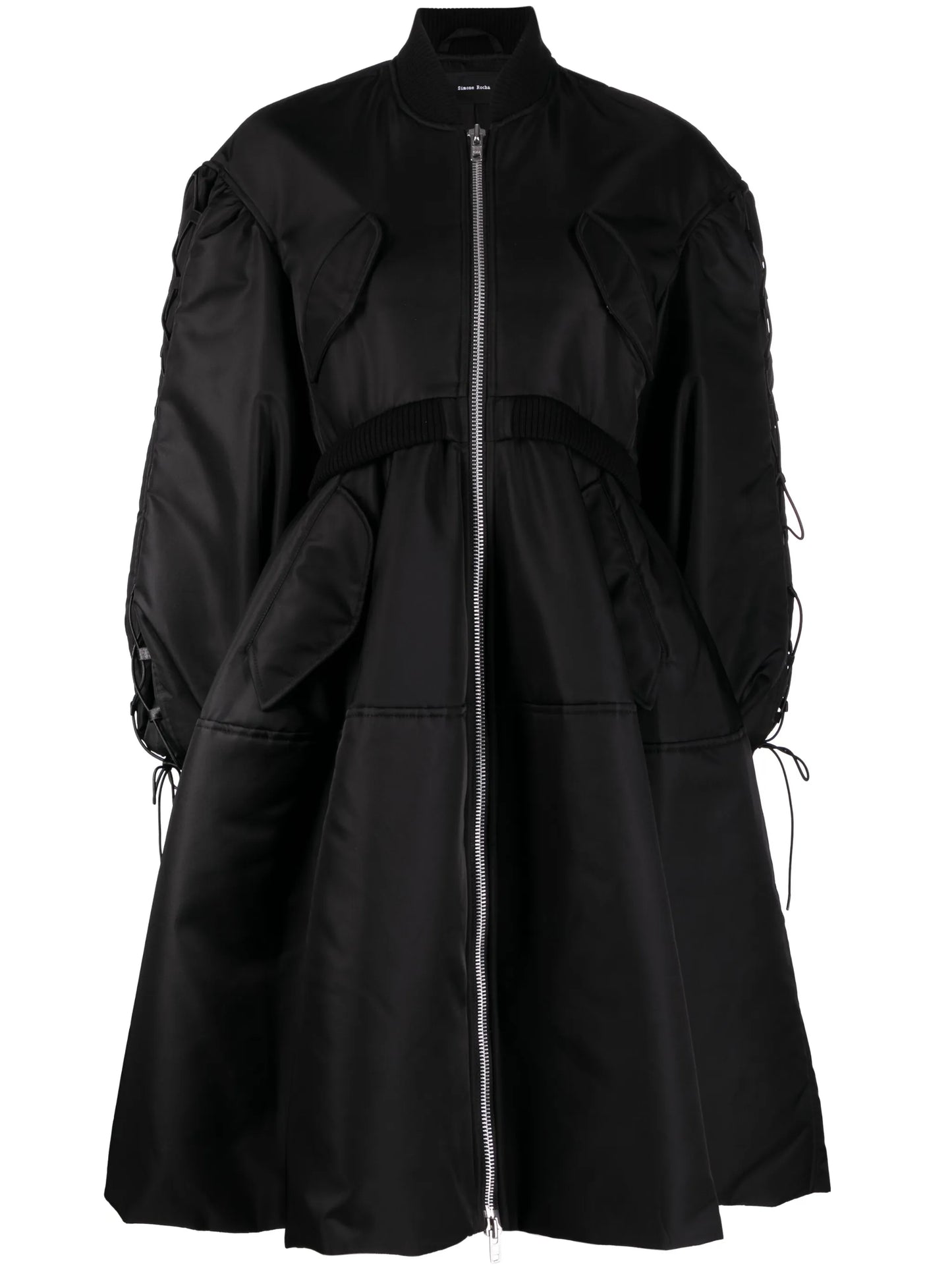 flared padded coat