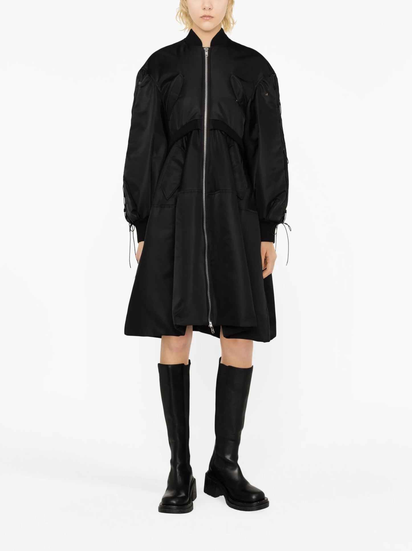 flared padded coat