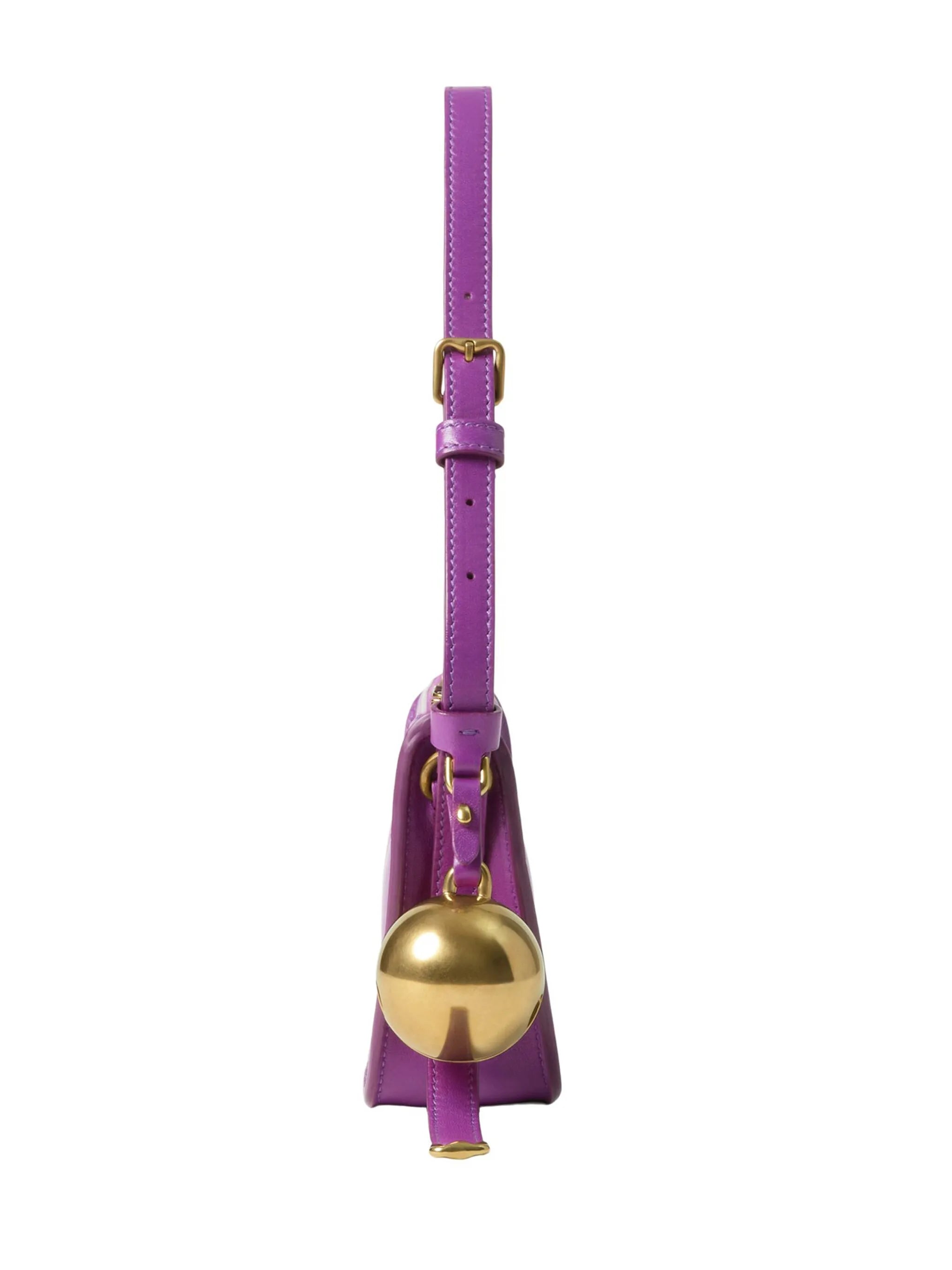 EKD-motif leather shoulder bag