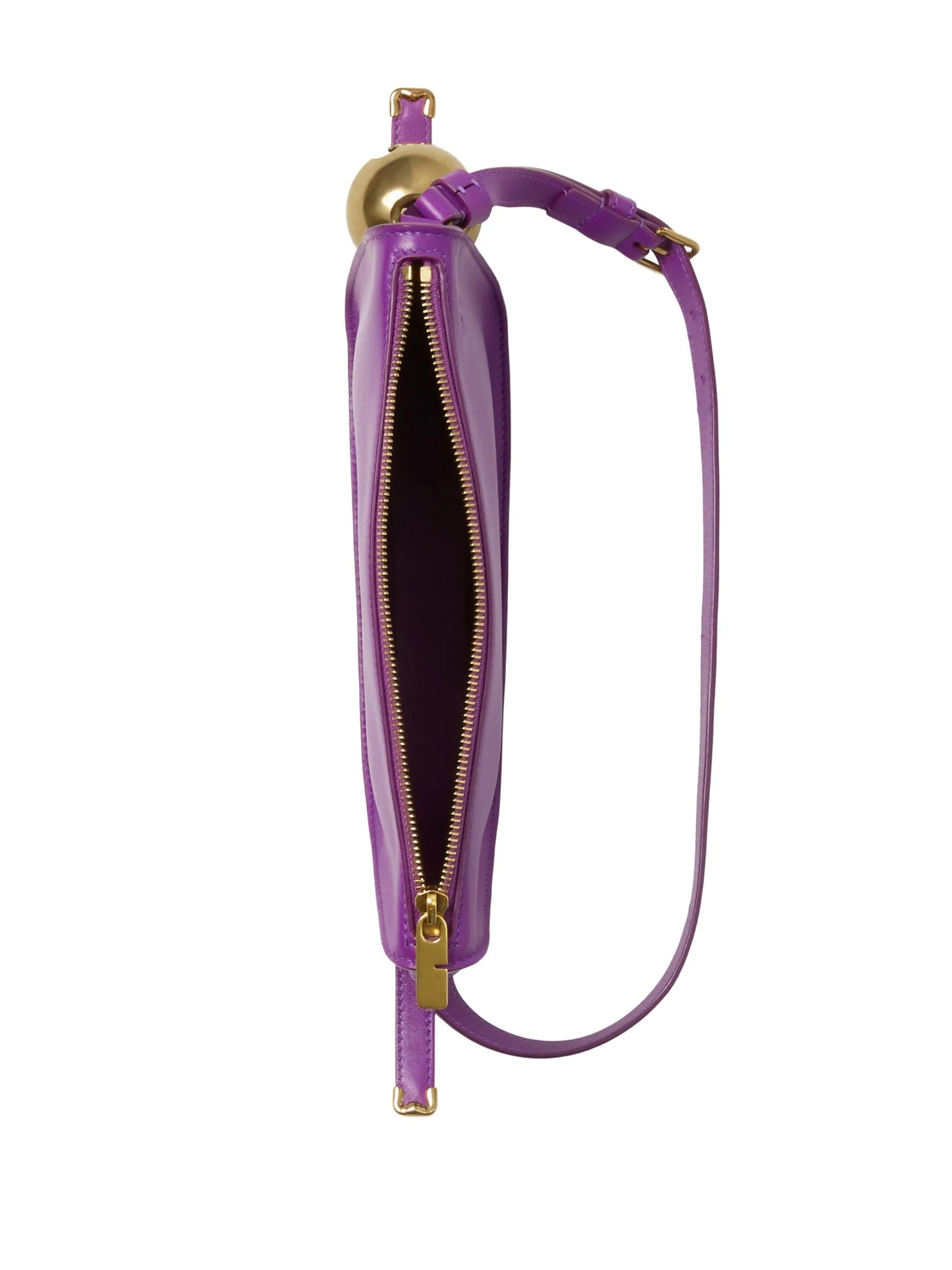 EKD-motif leather shoulder bag