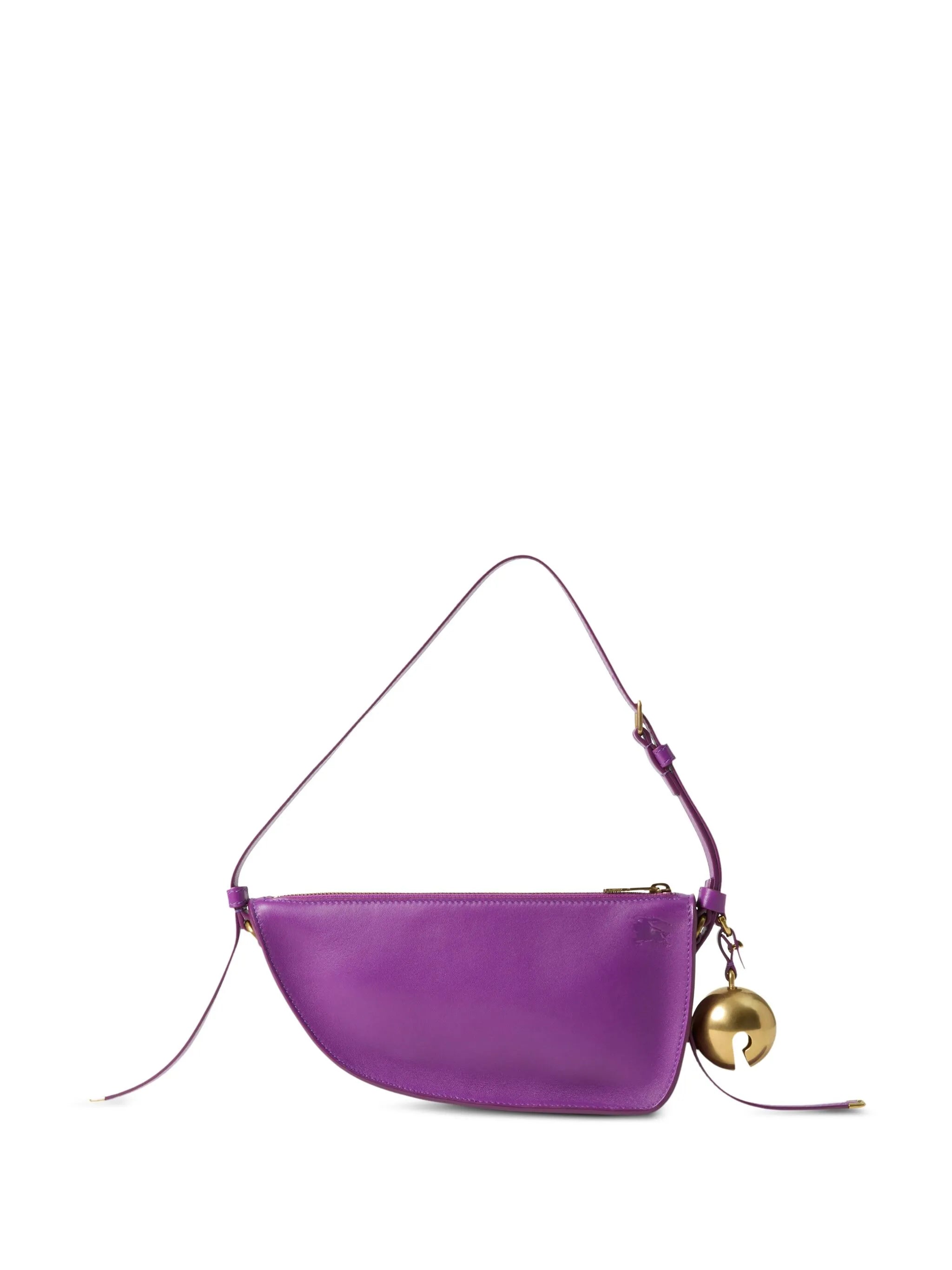 EKD-motif leather shoulder bag
