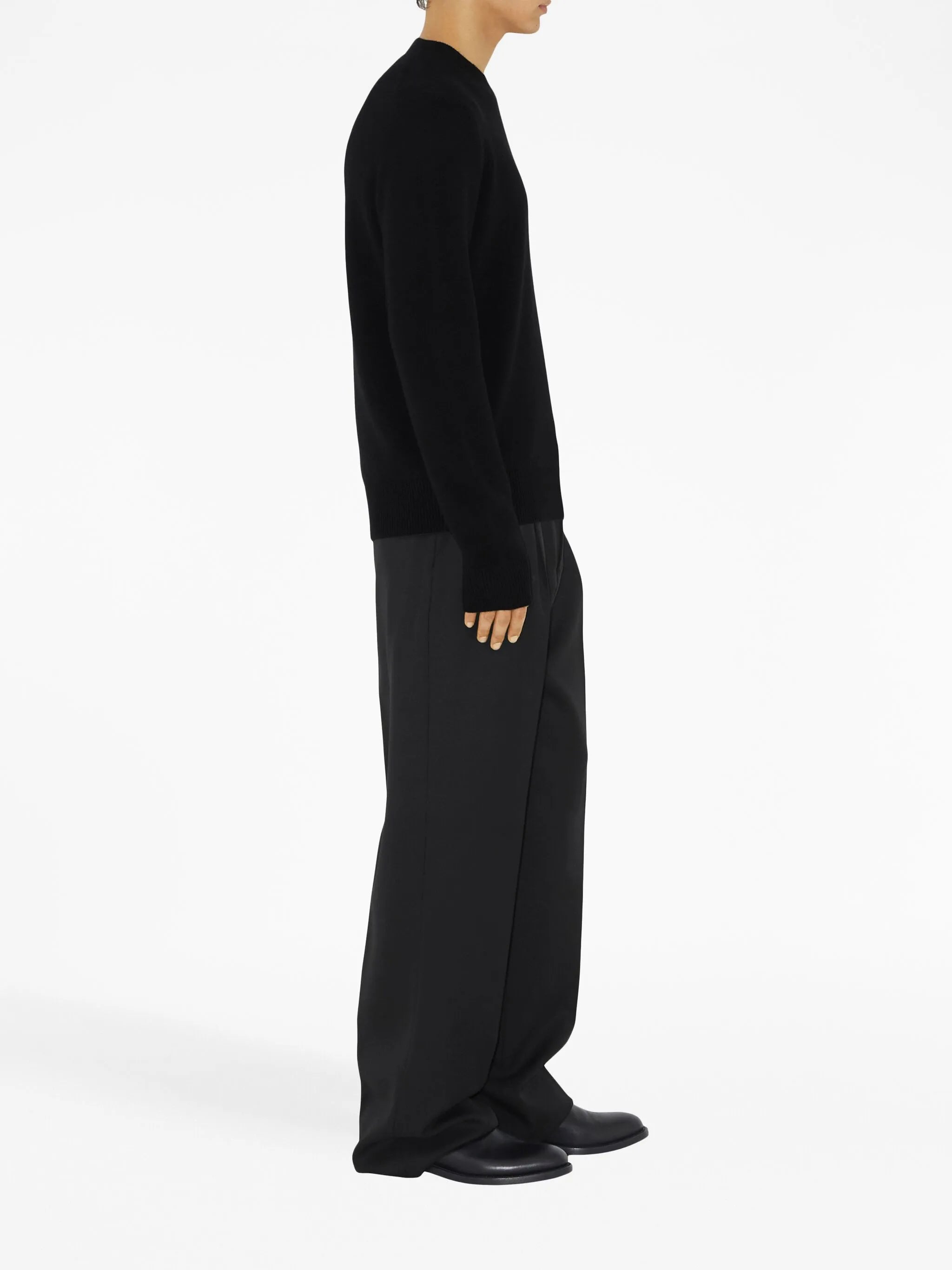 long-sleeve cashmere jumper