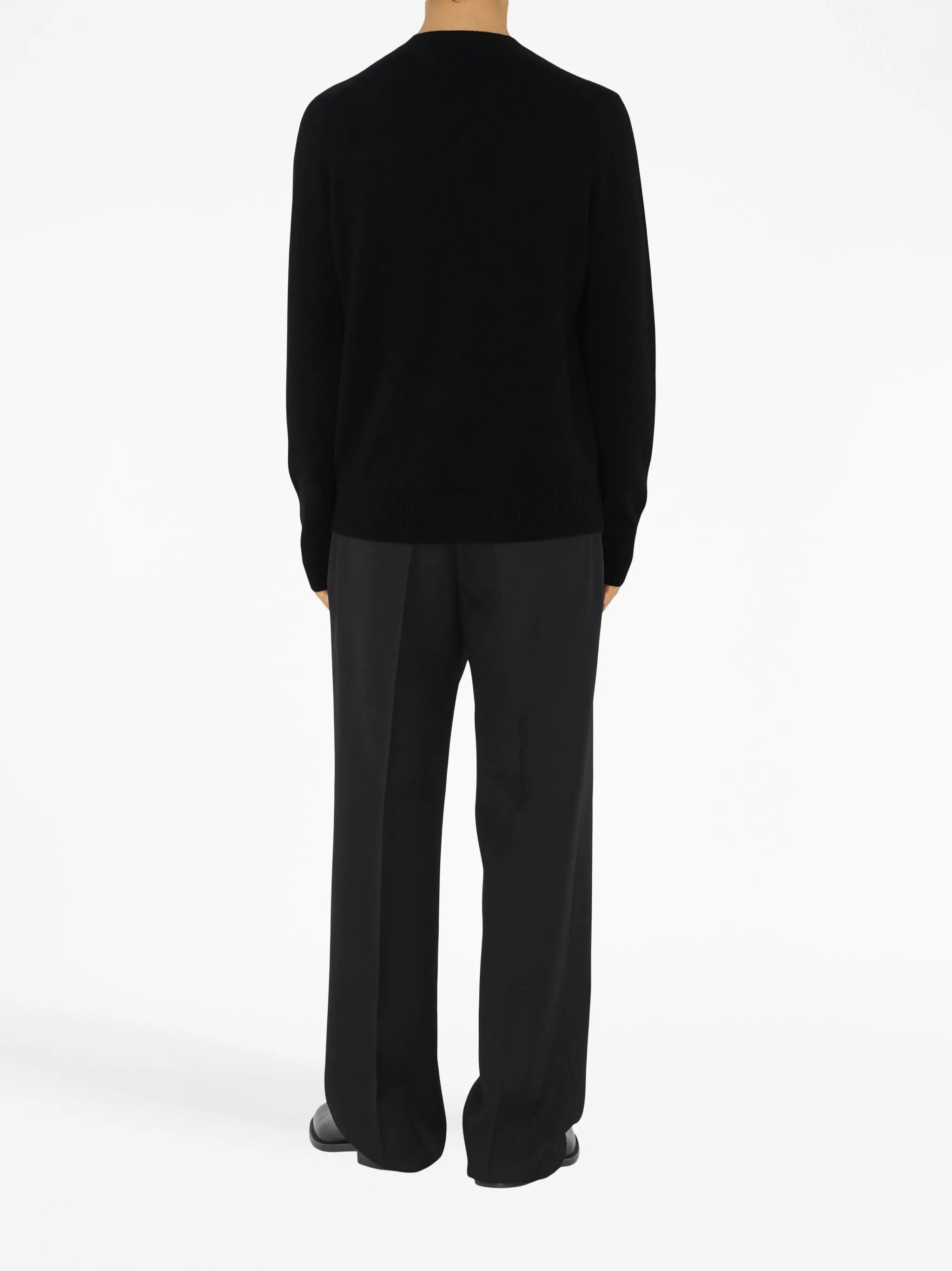 long-sleeve cashmere jumper