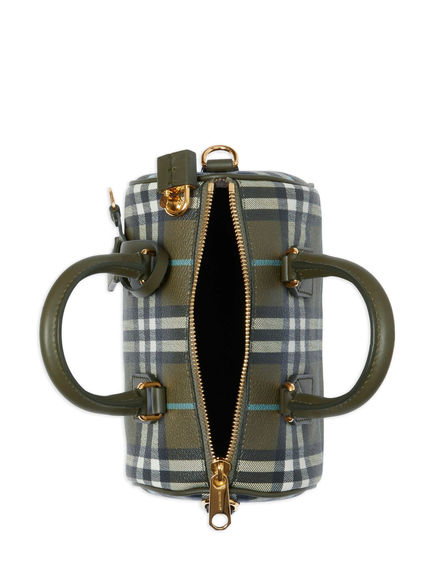 mini Vintage check-print bowling bag