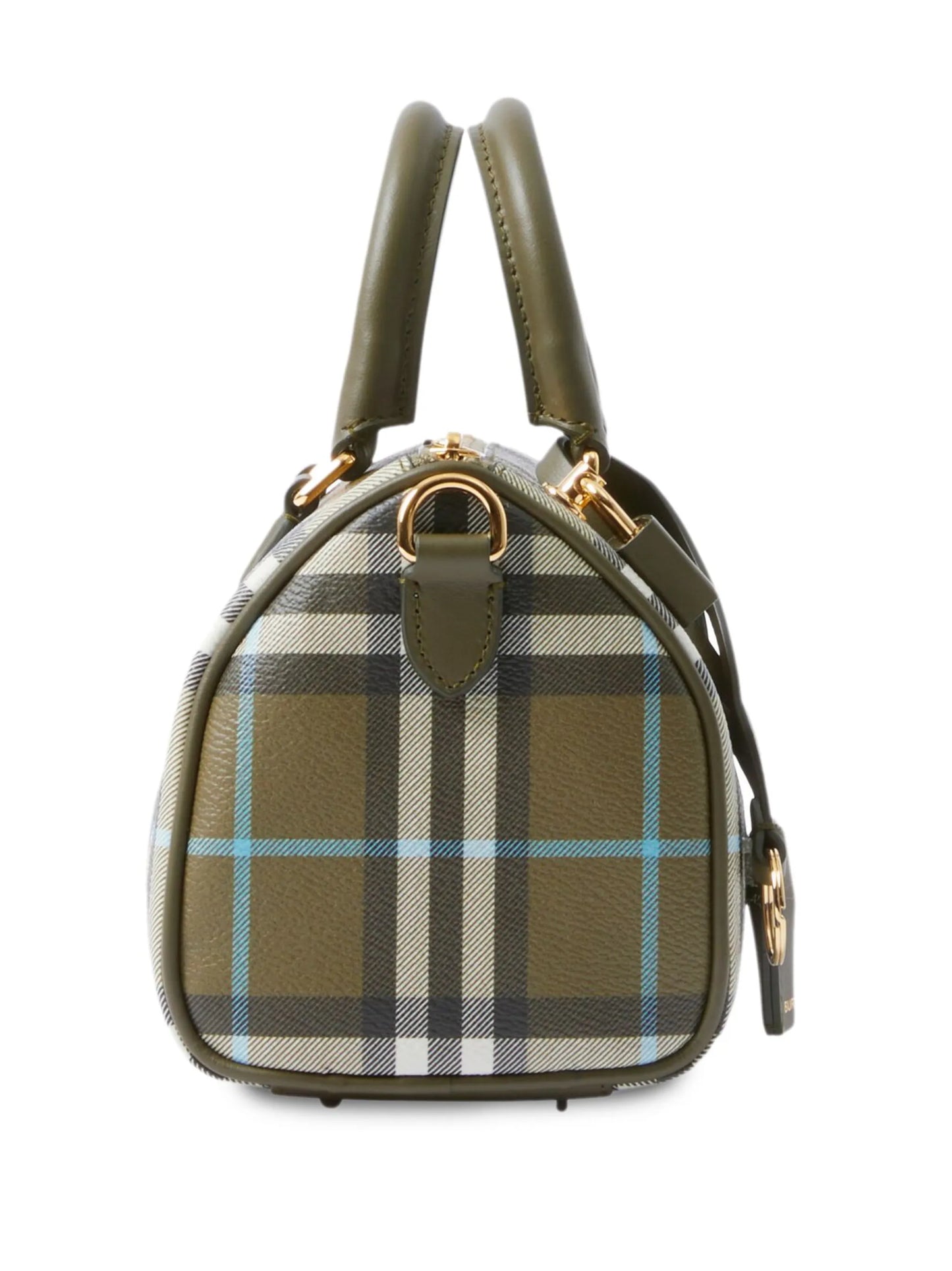 mini Vintage check-print bowling bag
