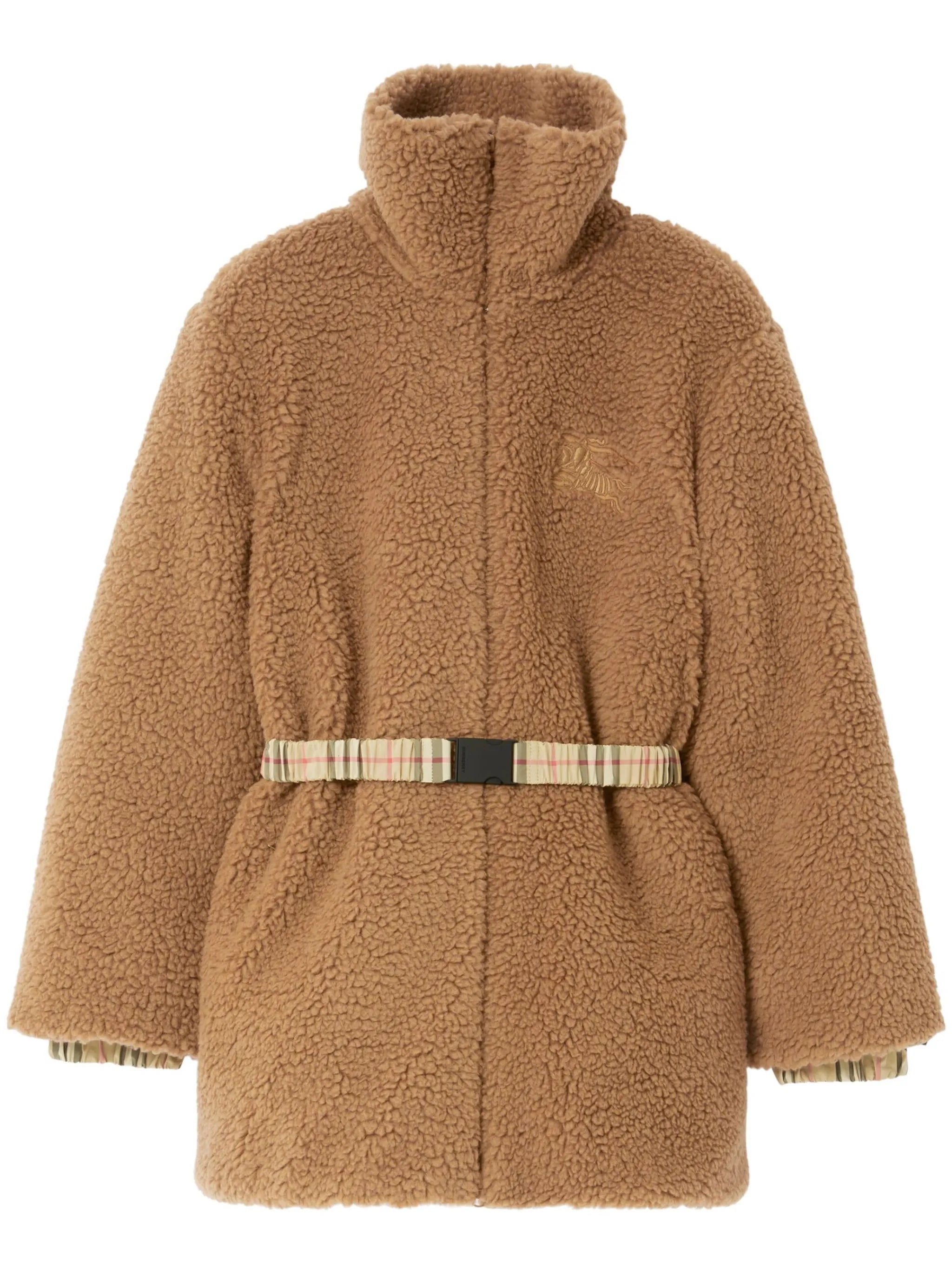 EKD embroidered fleece coat