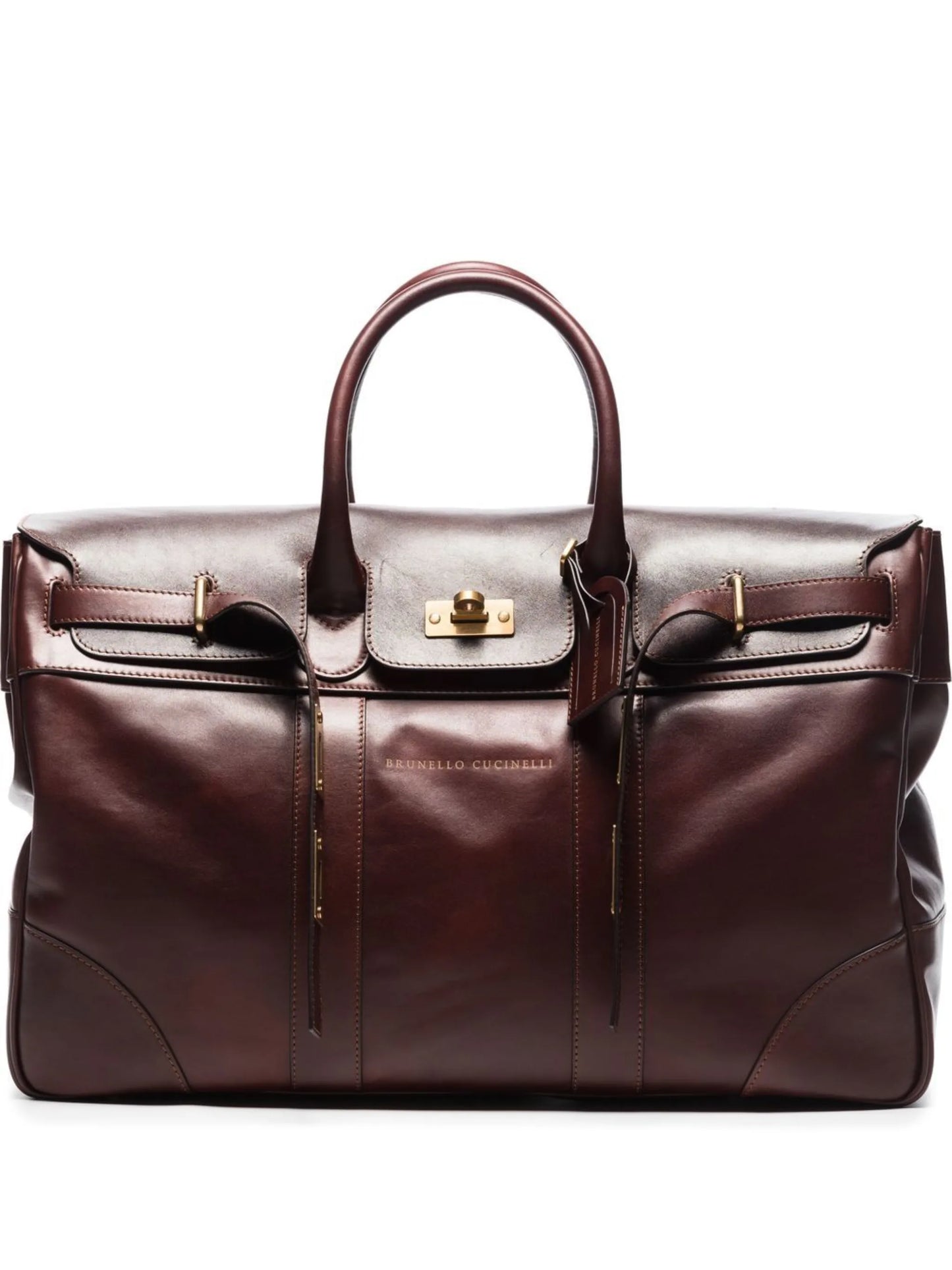Weekender leather holdall