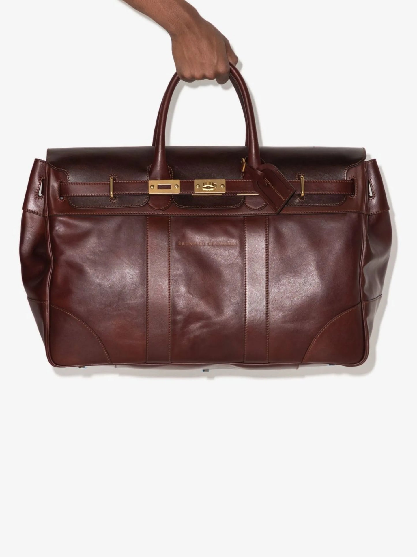 Weekender leather holdall