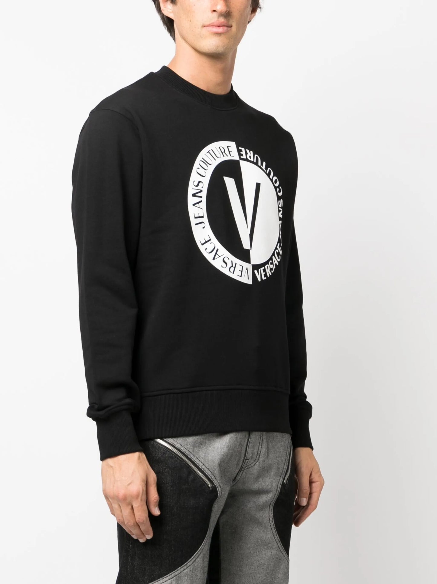 logo-print cotton sweatshirt