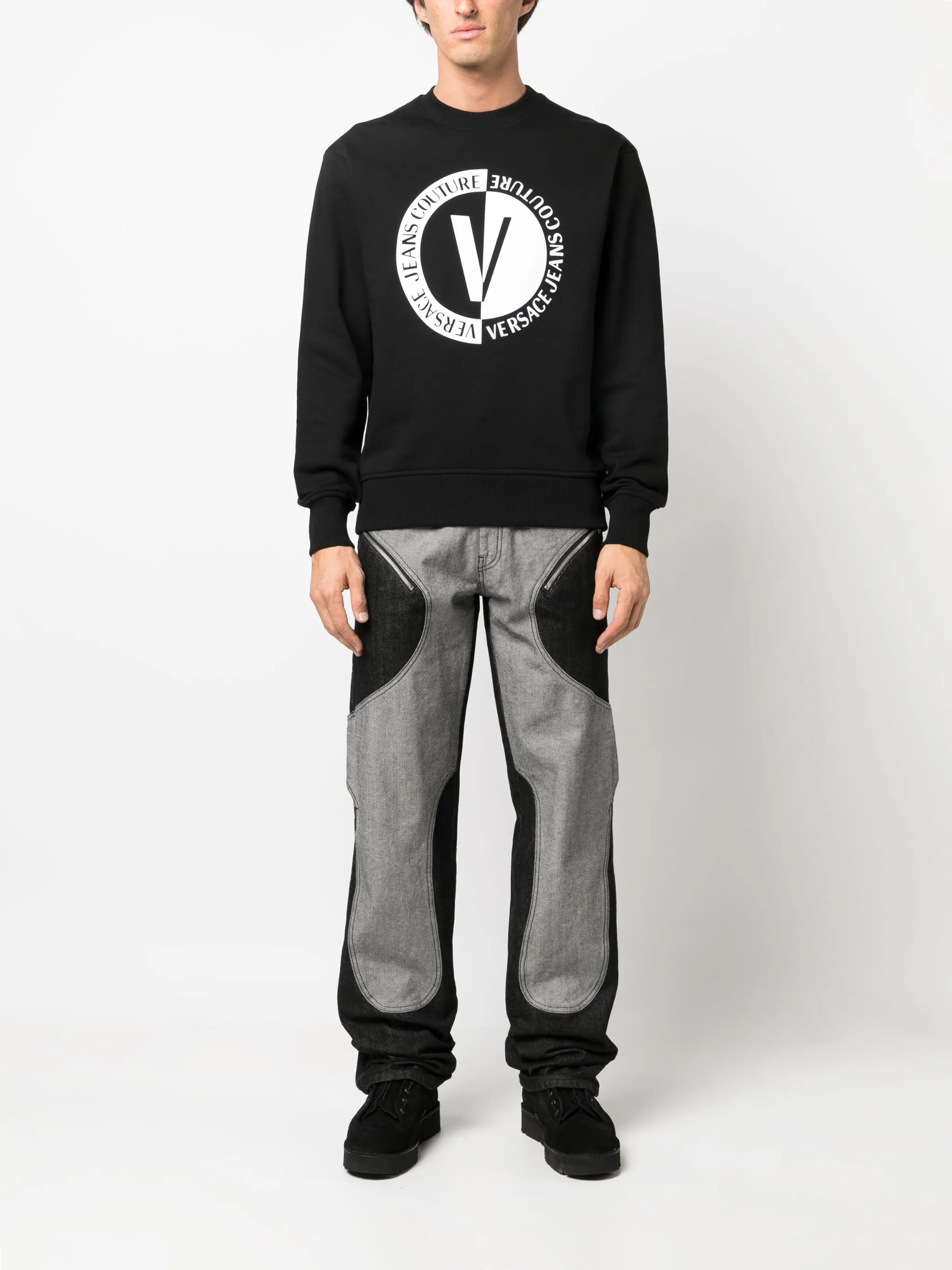 logo-print cotton sweatshirt