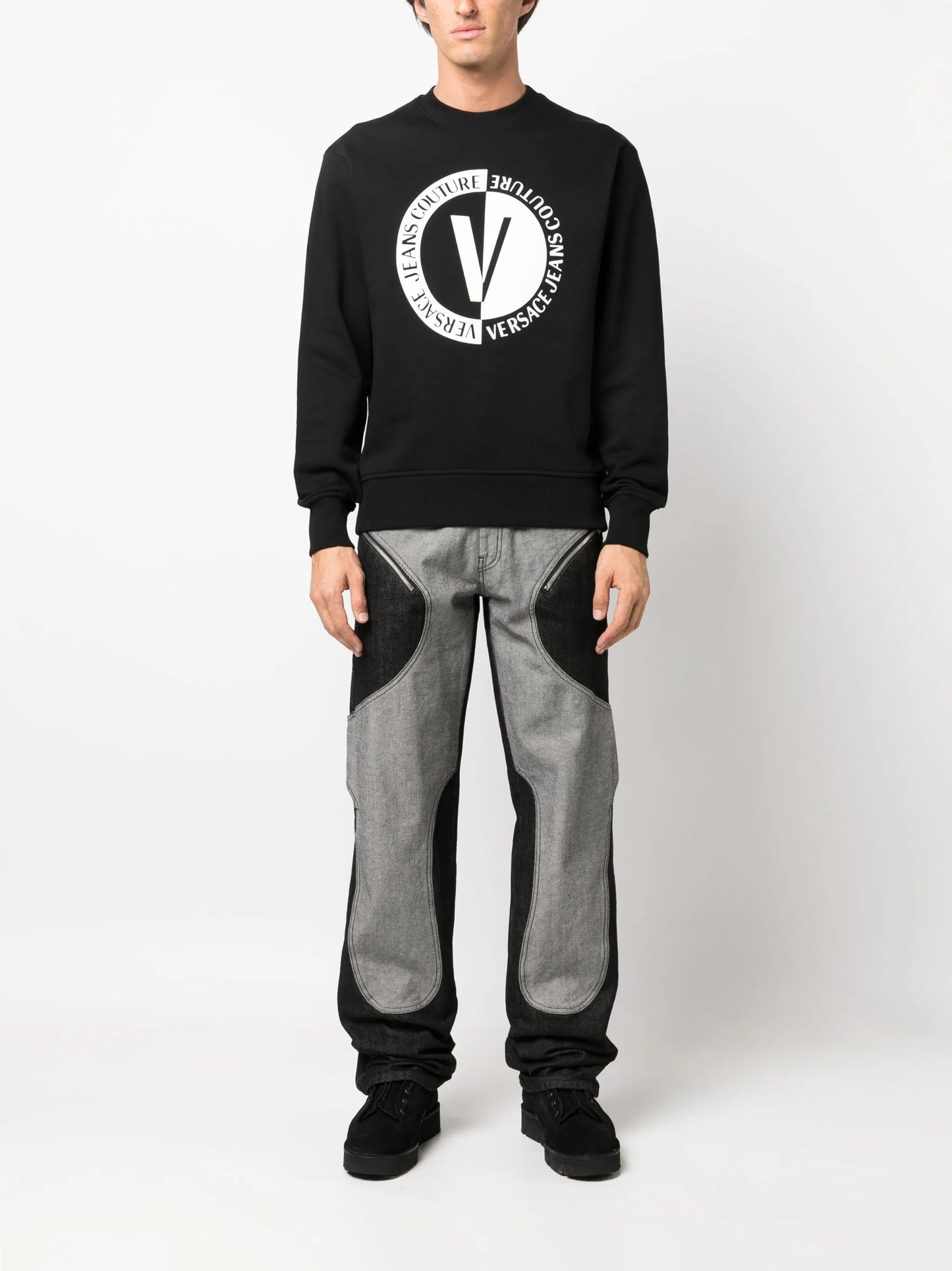 logo-print cotton sweatshirt