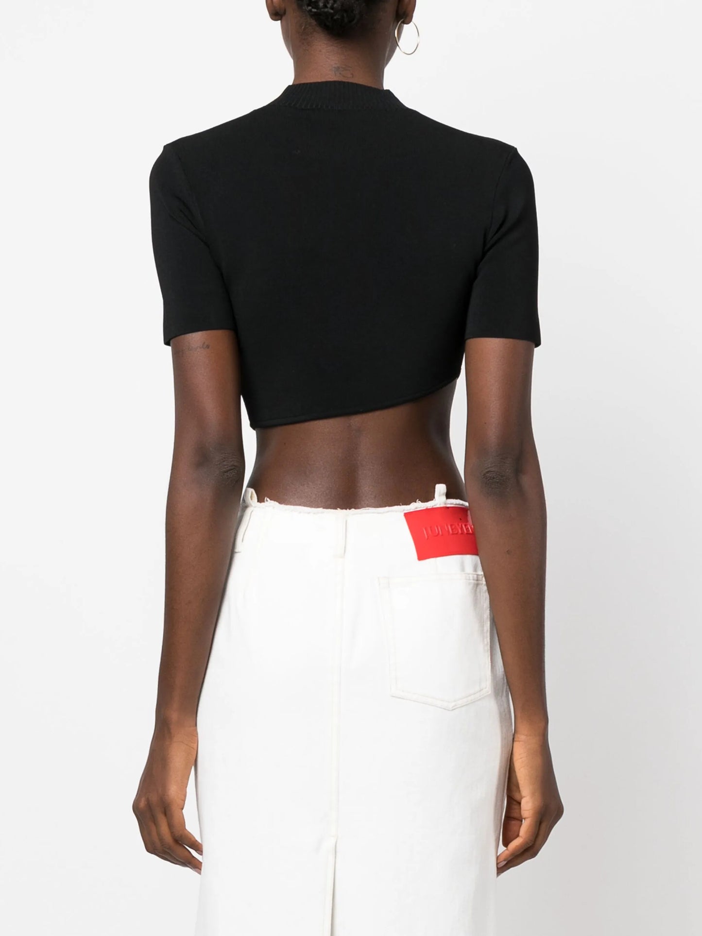 Maparadita asymmetric ribbed top