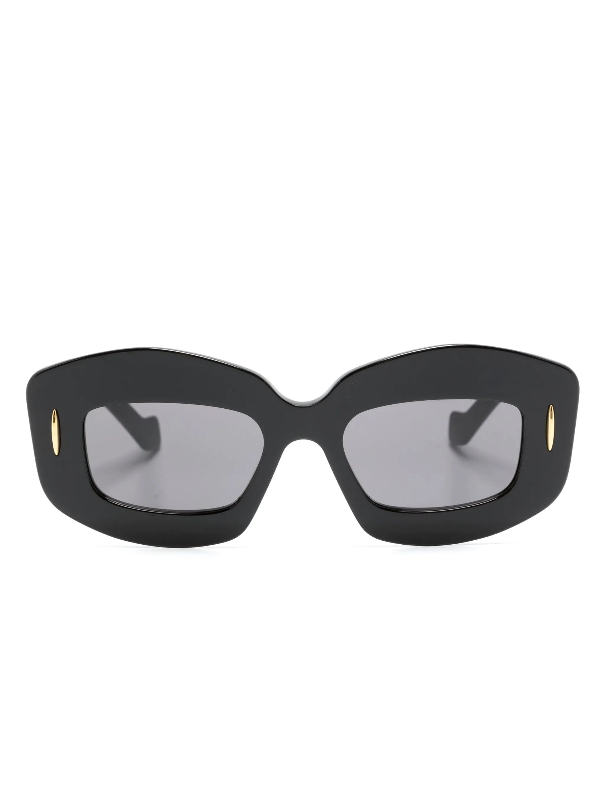 Screen rectangle-frame sunglasses