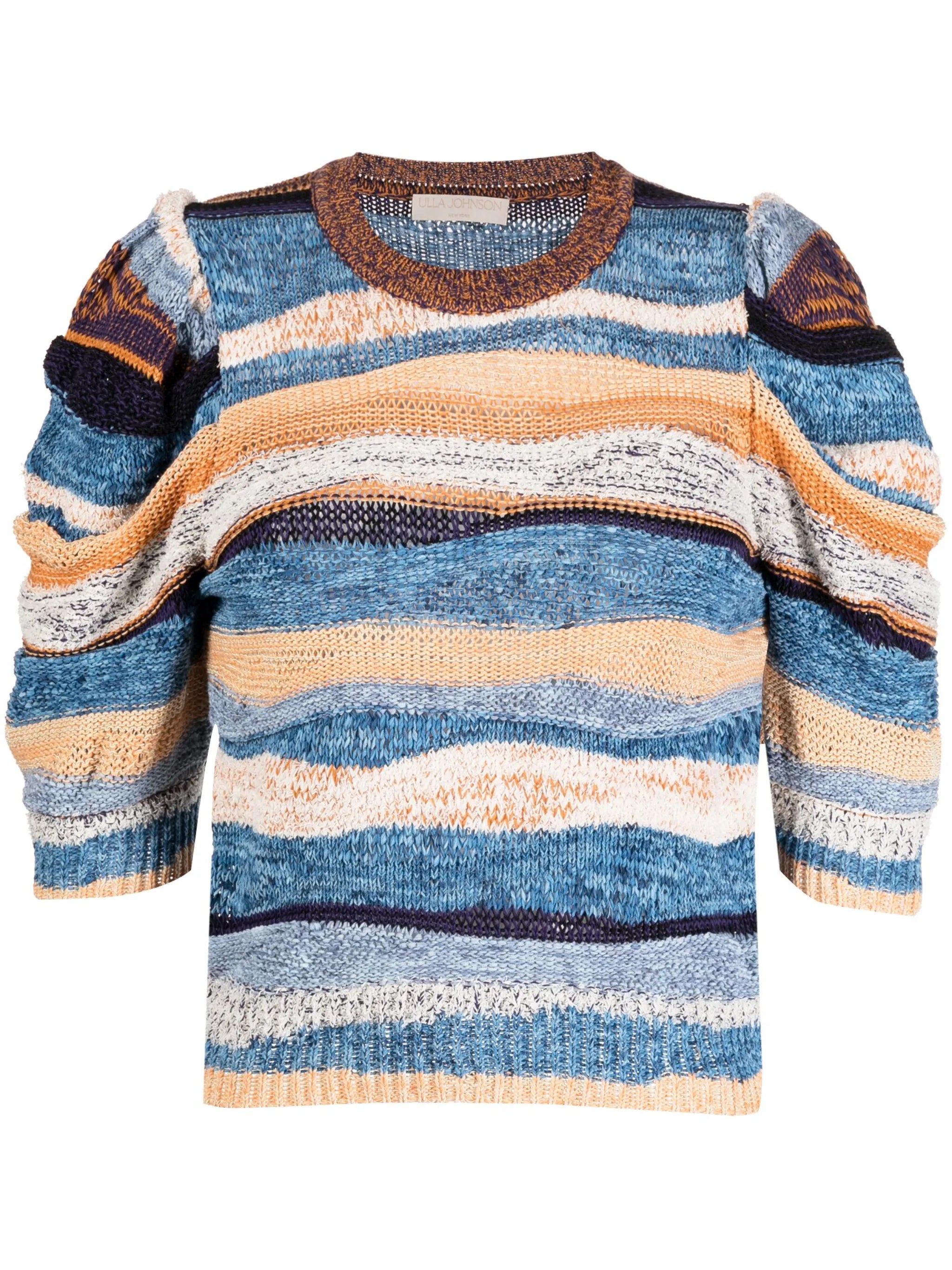 Odie striped knit top