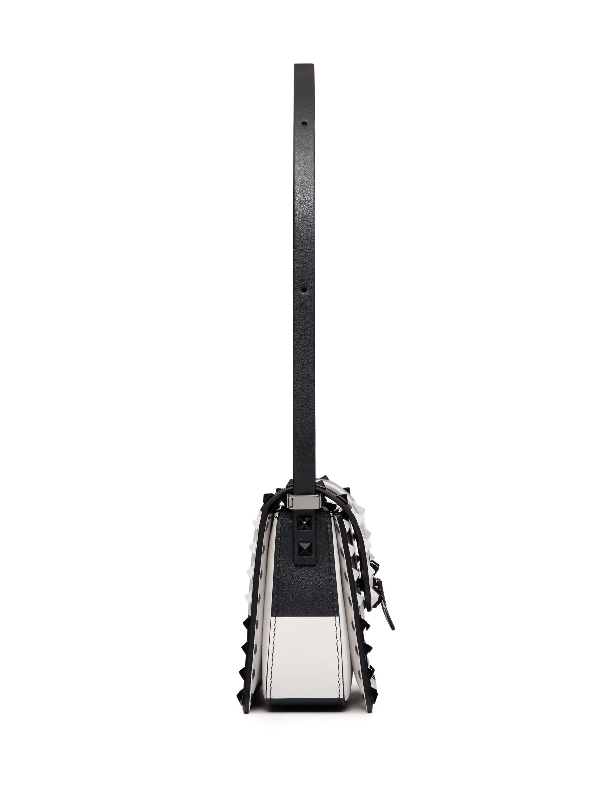 small Rockstud23 chess-print shoulder bag