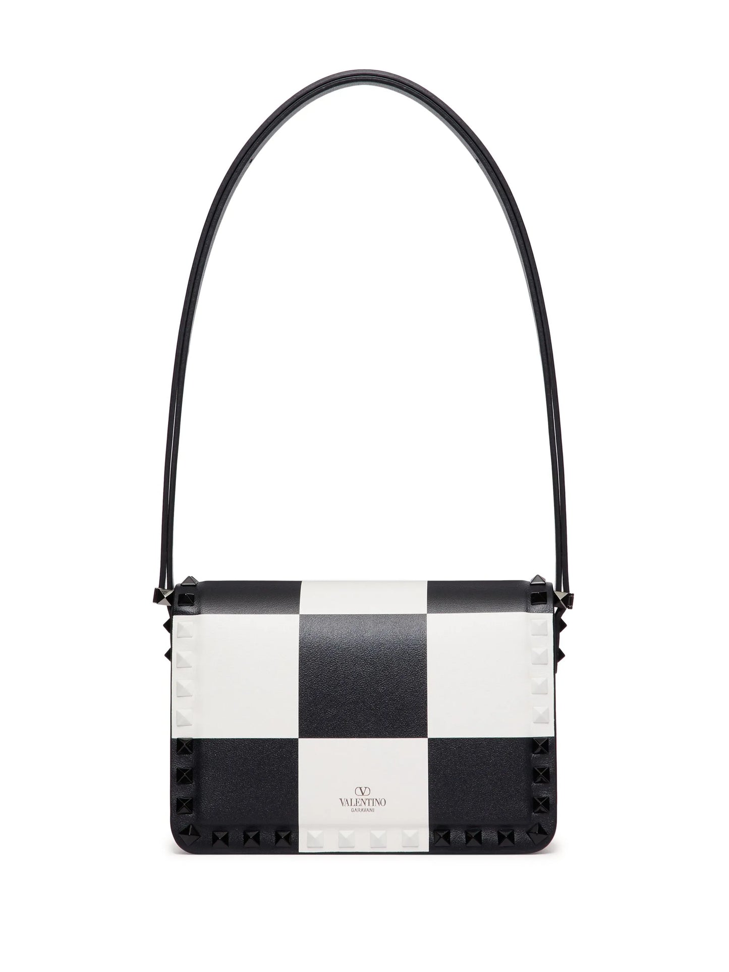 small Rockstud23 chess-print shoulder bag