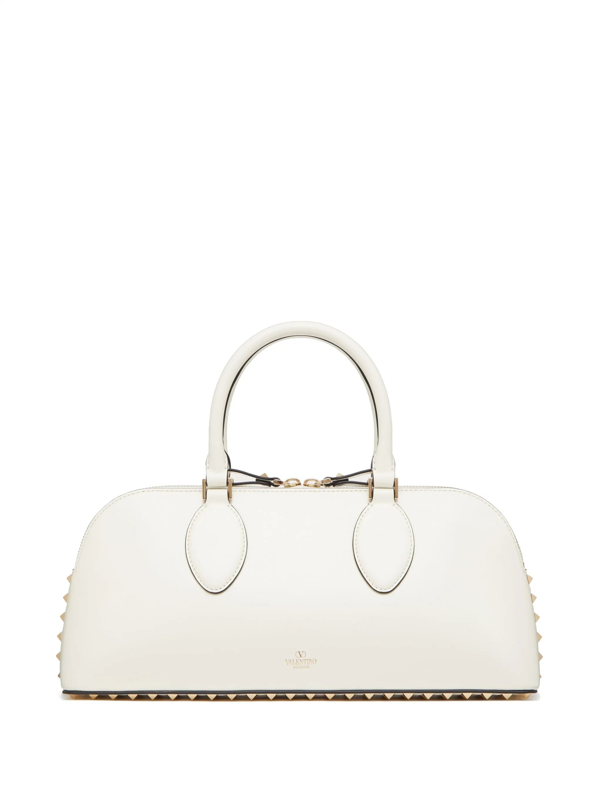 Rockstud leather handbag