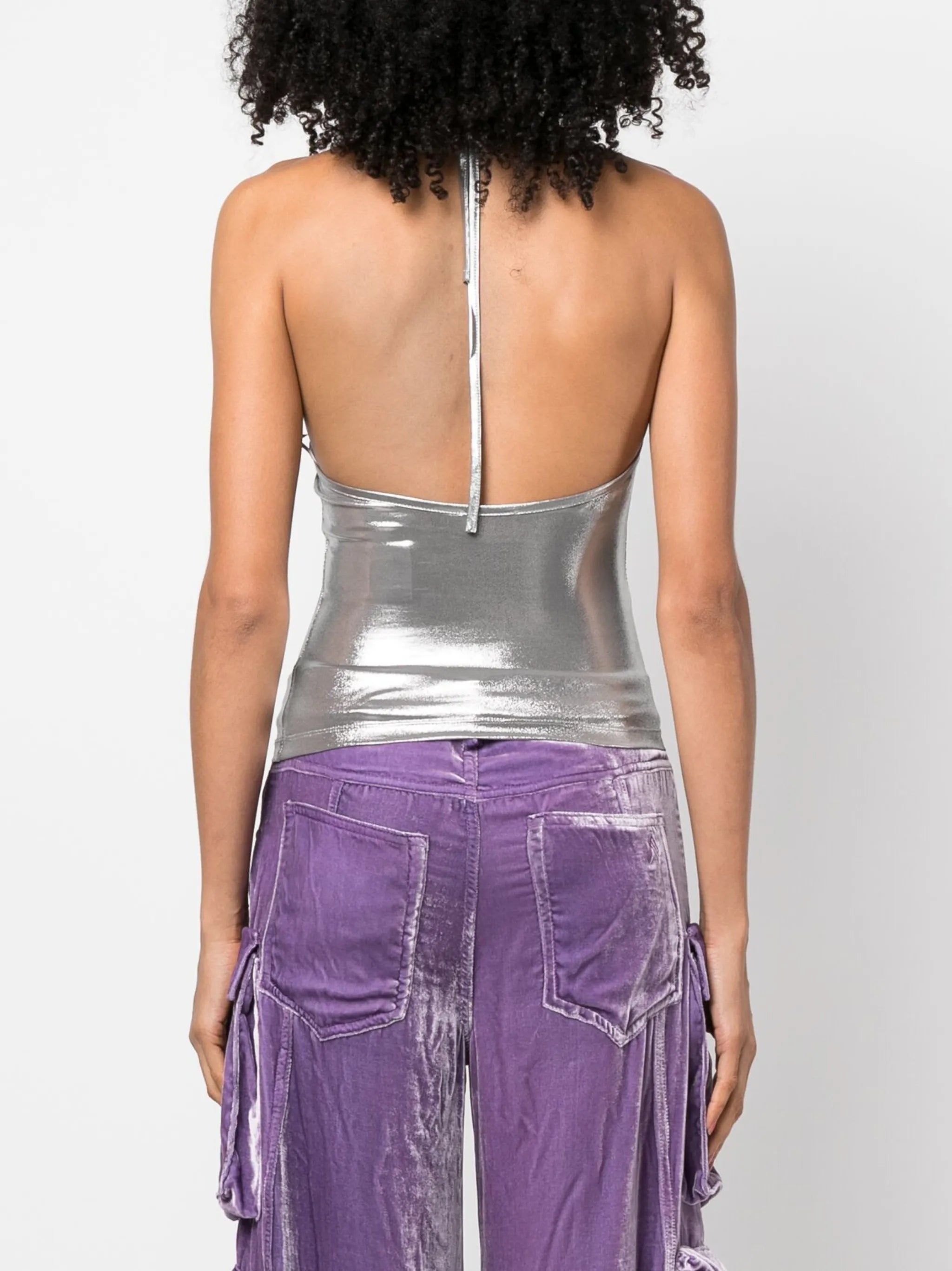 T-Salila-Od halterneck tank top