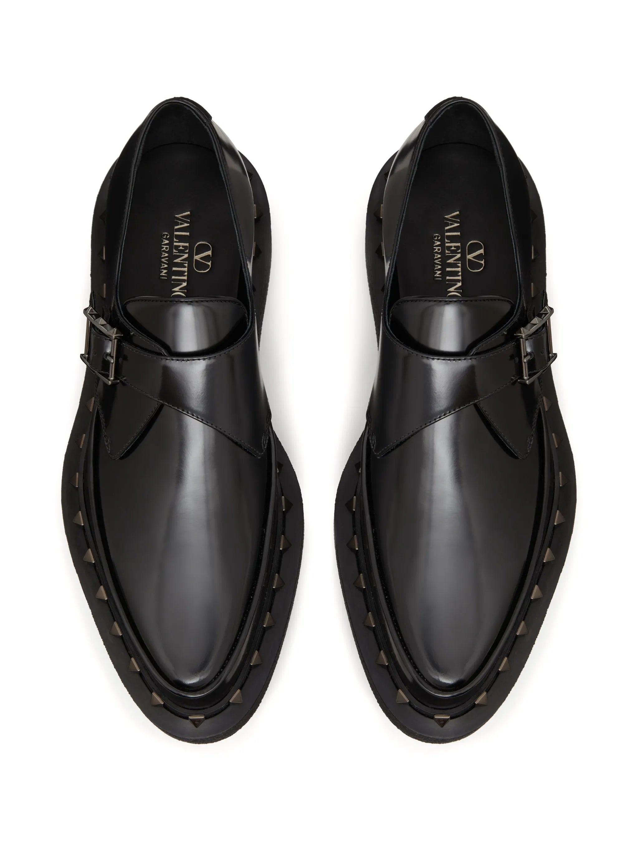 50mm Rockstud M-Way monk shoes
