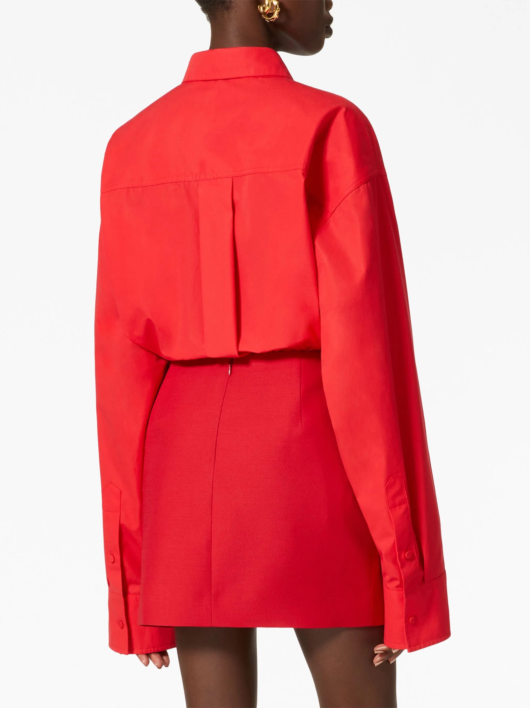 compact popeline cotton shirt