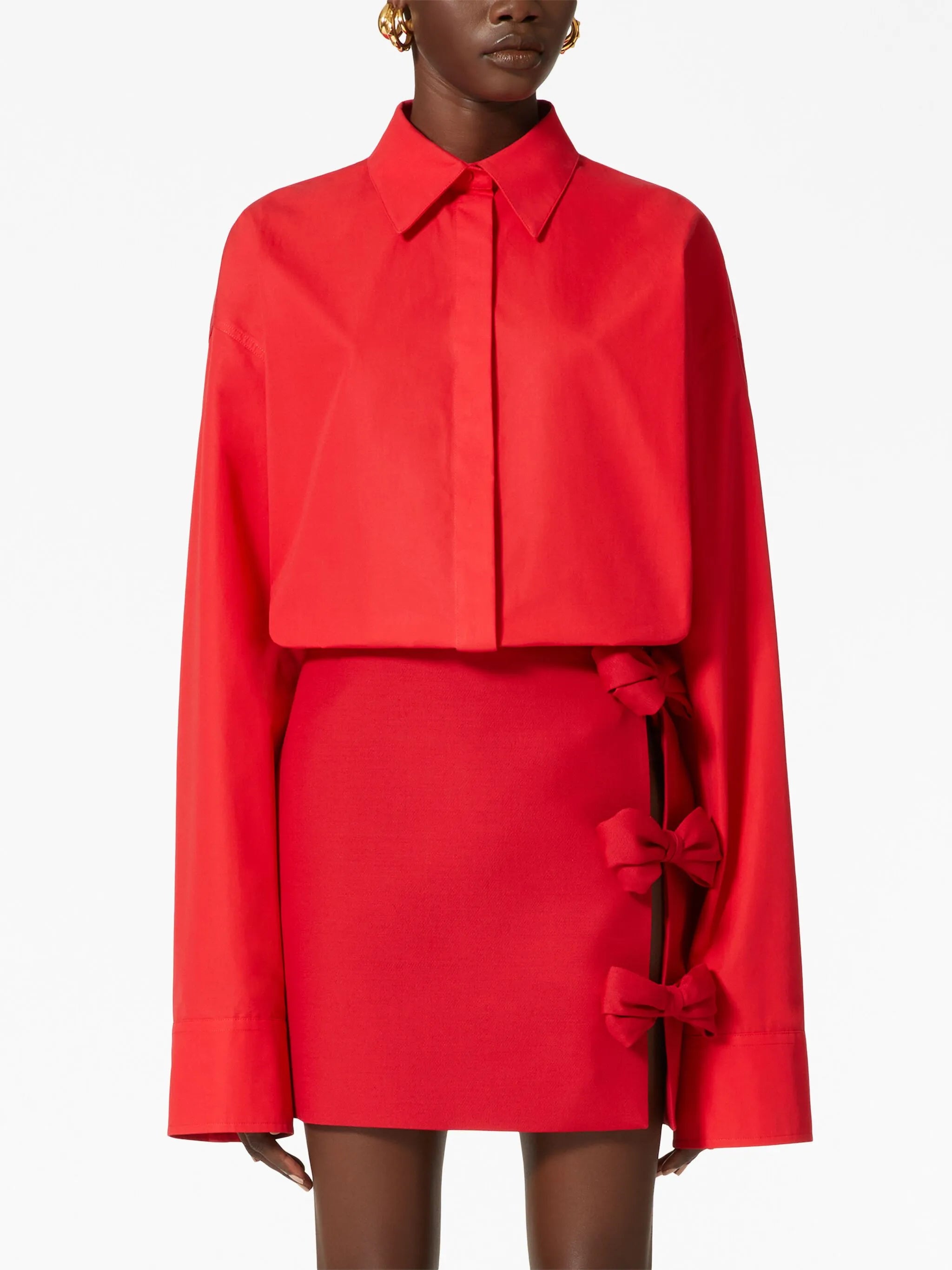 compact popeline cotton shirt