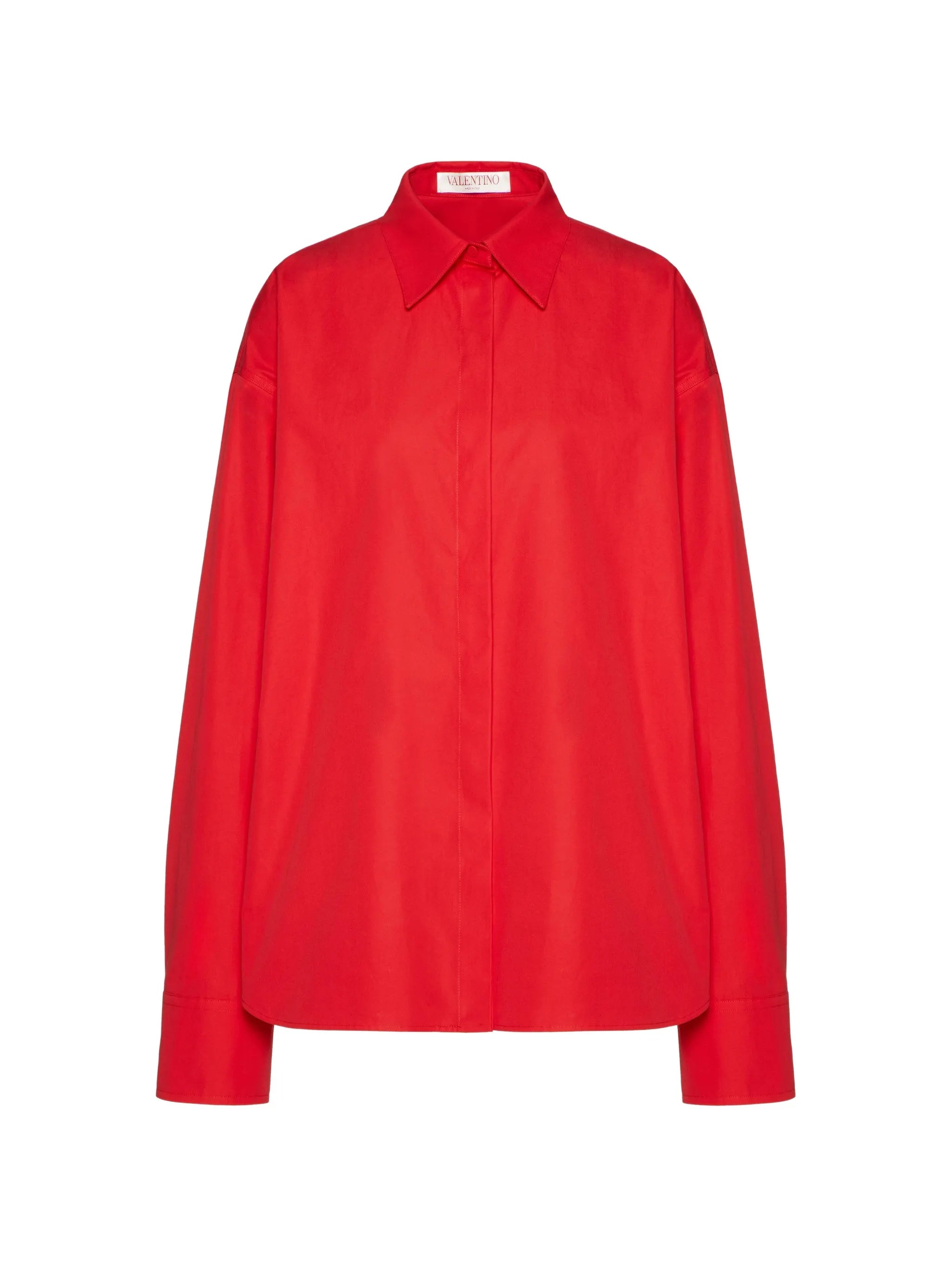 compact popeline cotton shirt
