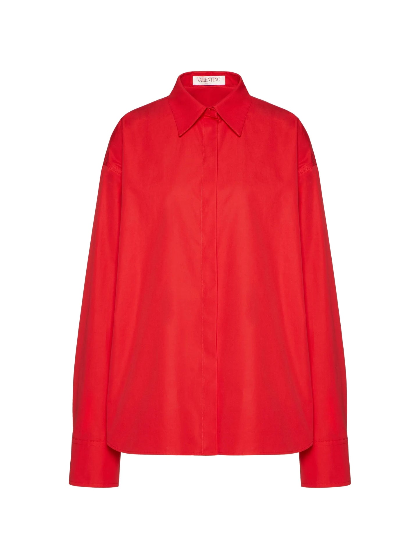 compact popeline cotton shirt