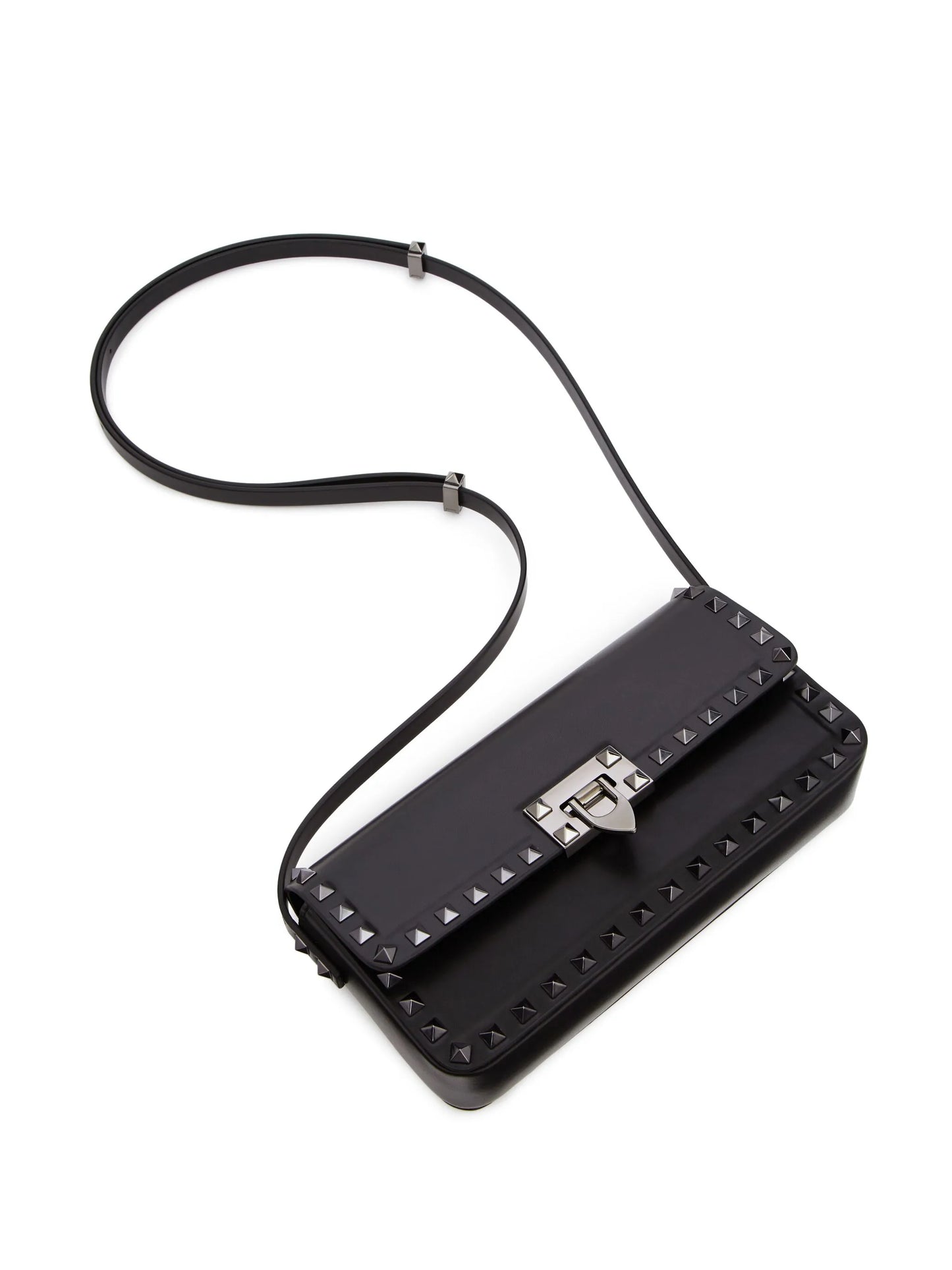 Rockstud23 E/W leather shoulder bag