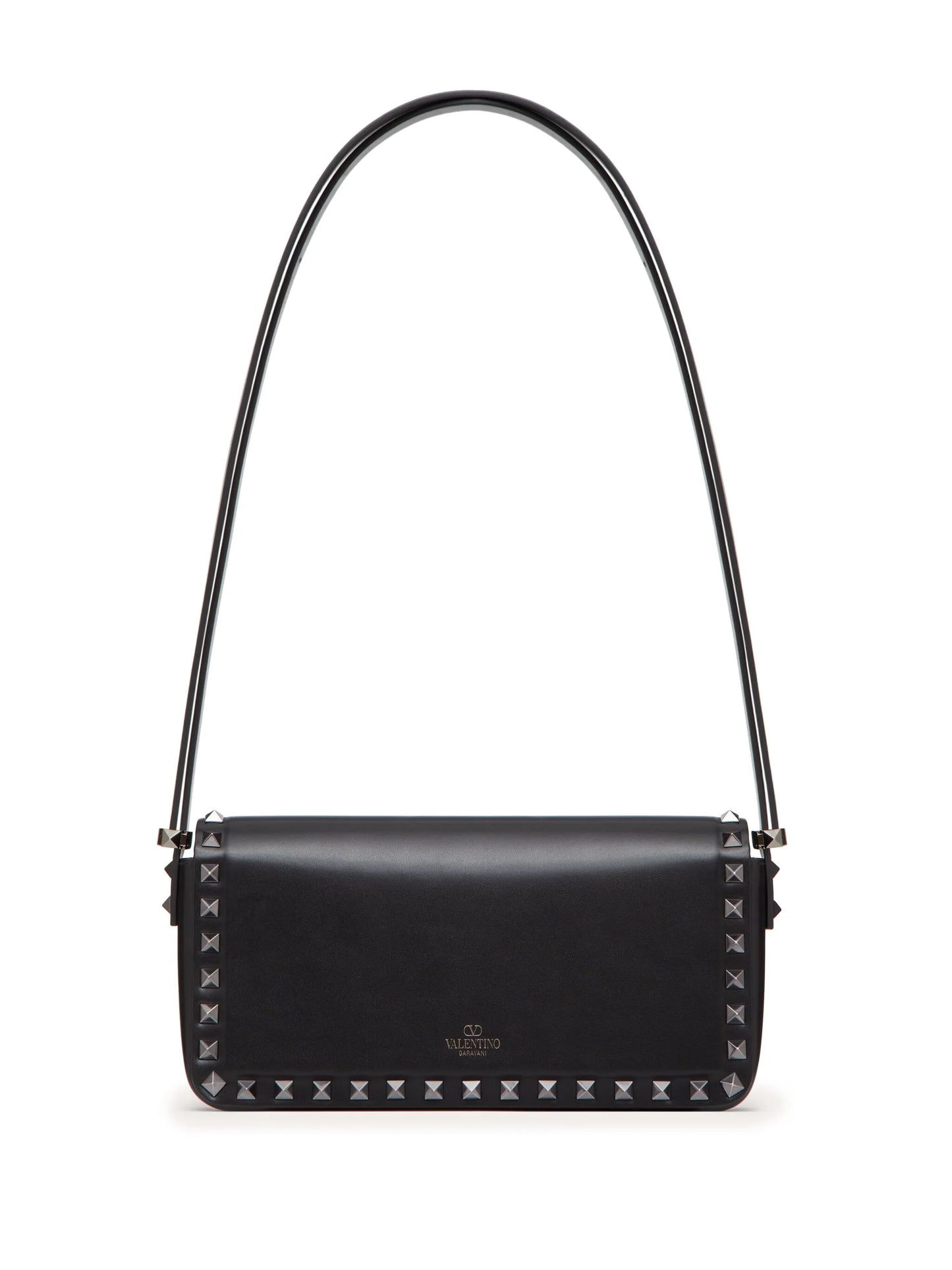 Rockstud23 E/W leather shoulder bag