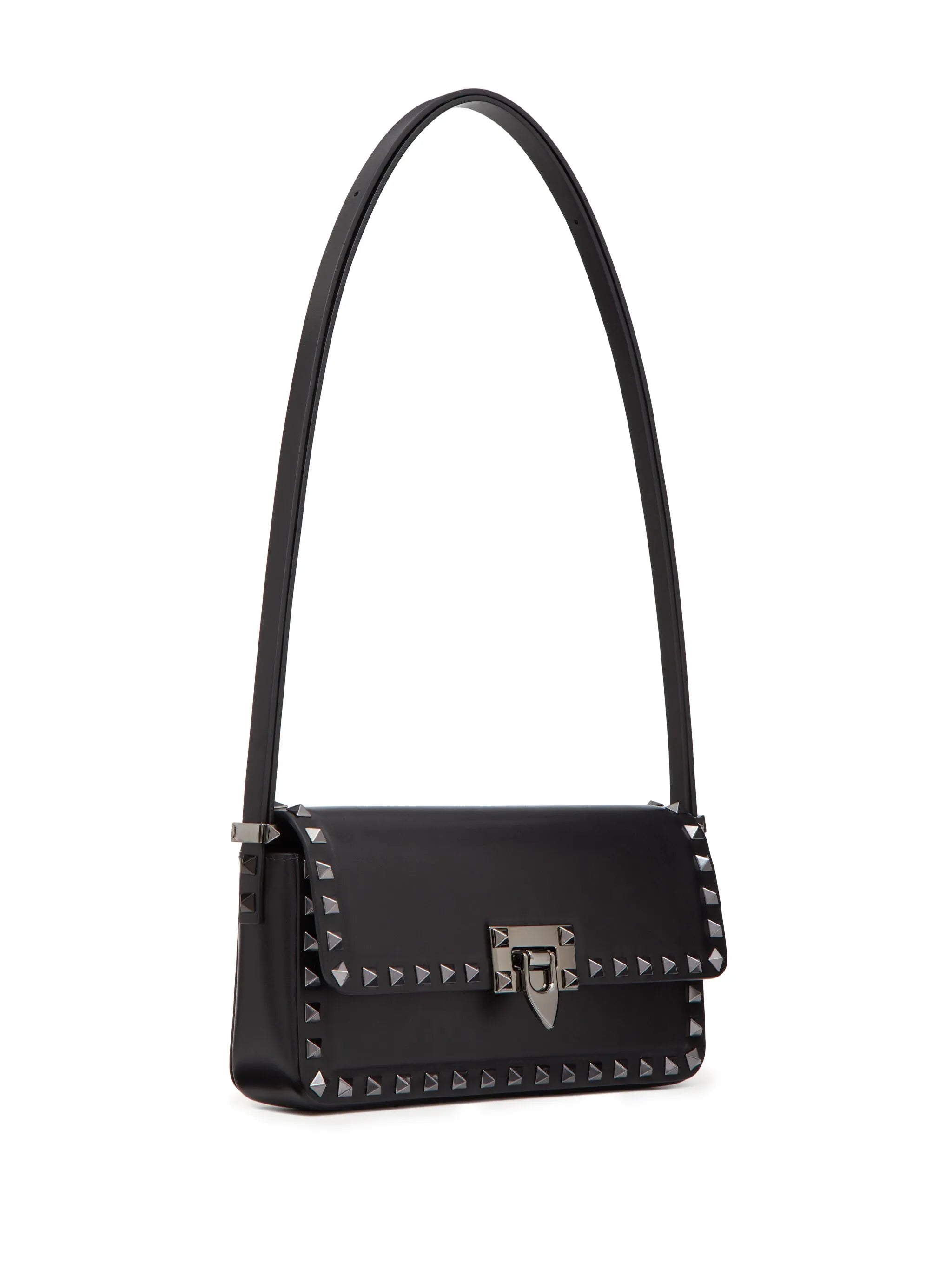 Rockstud23 E/W leather shoulder bag
