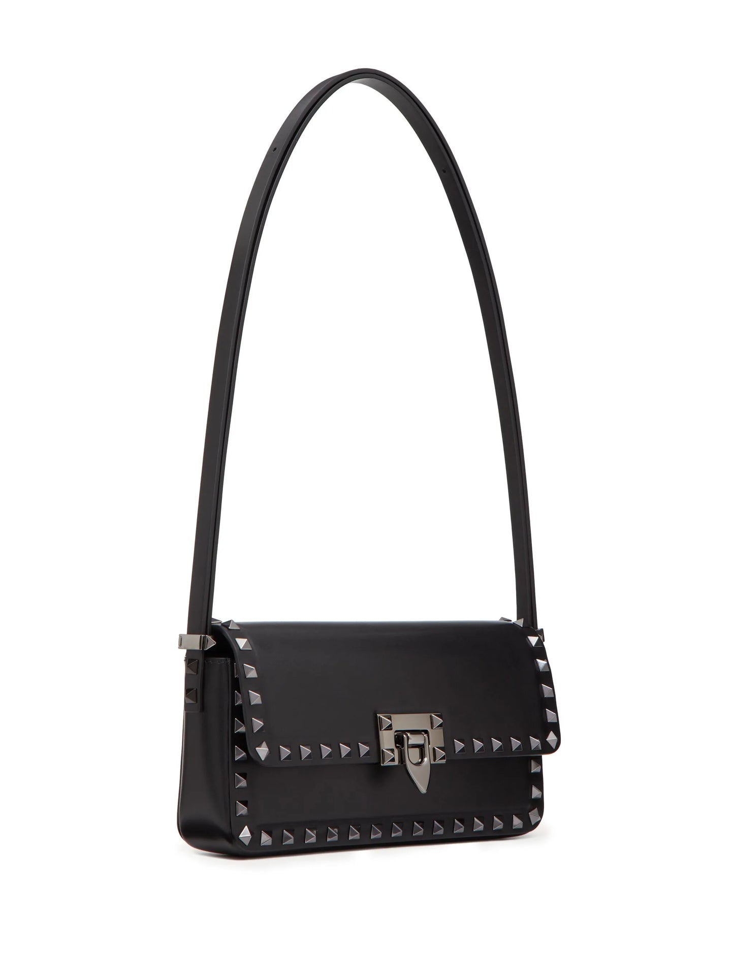 Rockstud23 E/W leather shoulder bag