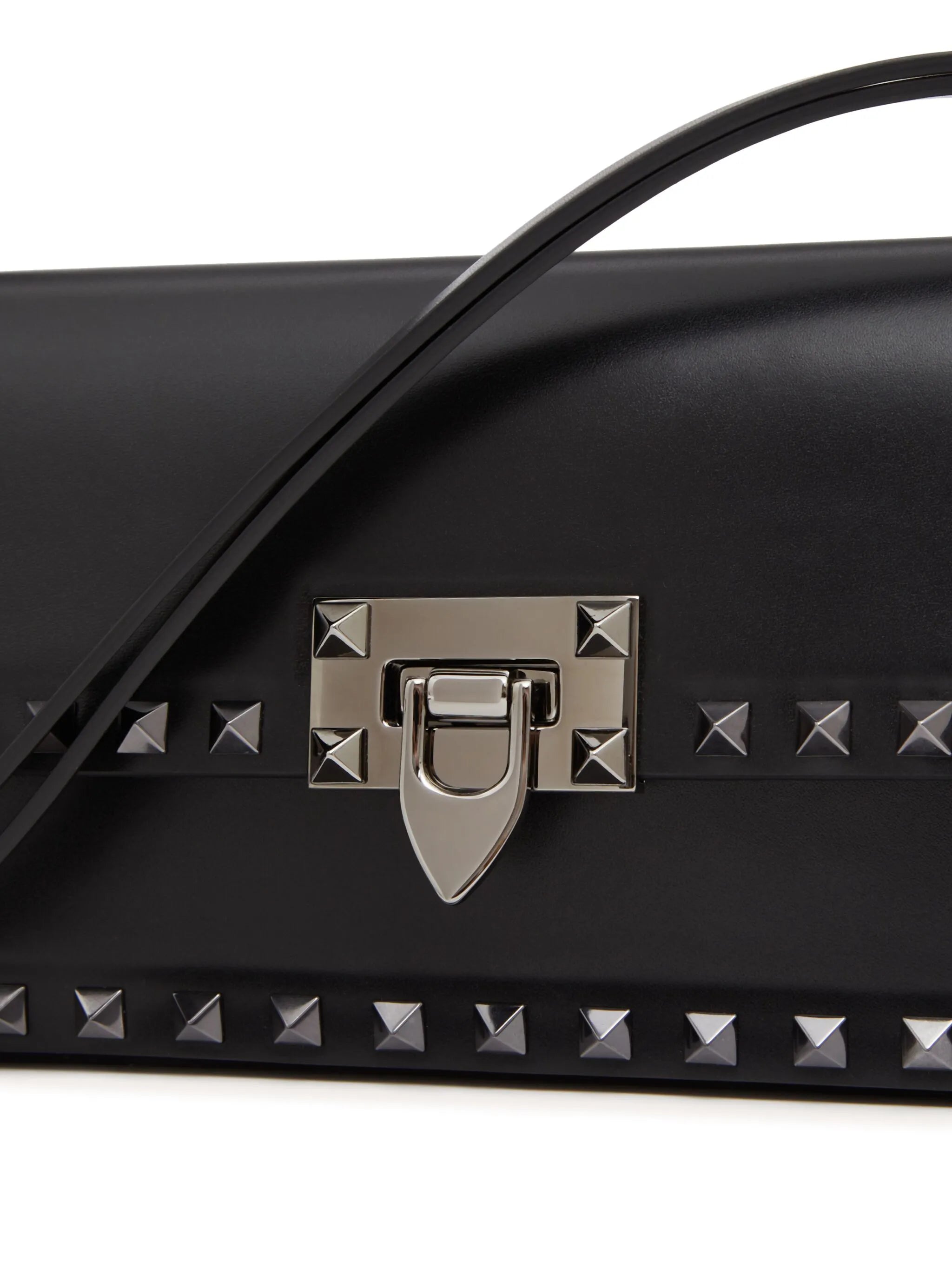 Rockstud23 E/W leather shoulder bag