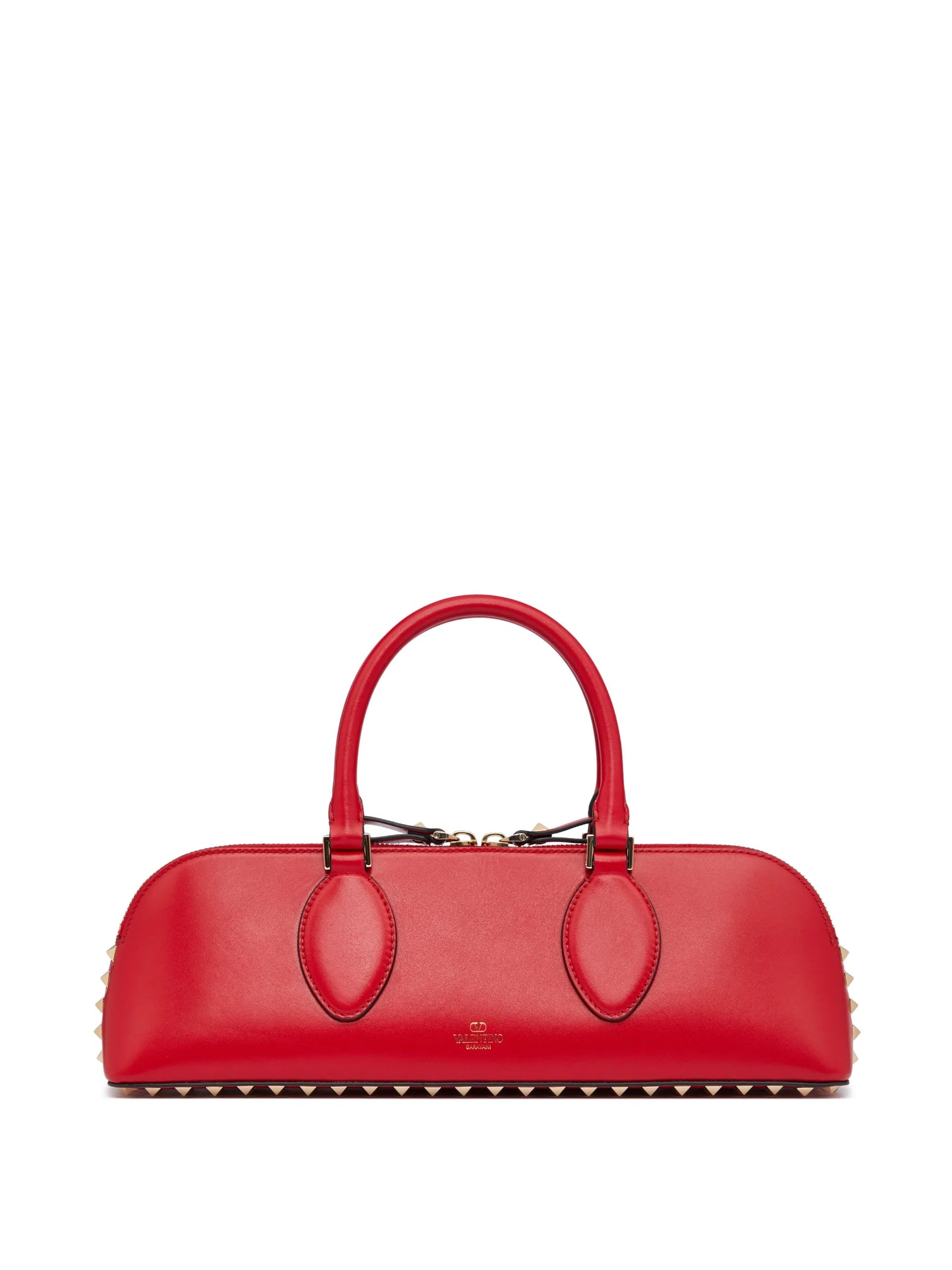 Rockstud E/W leather handbag