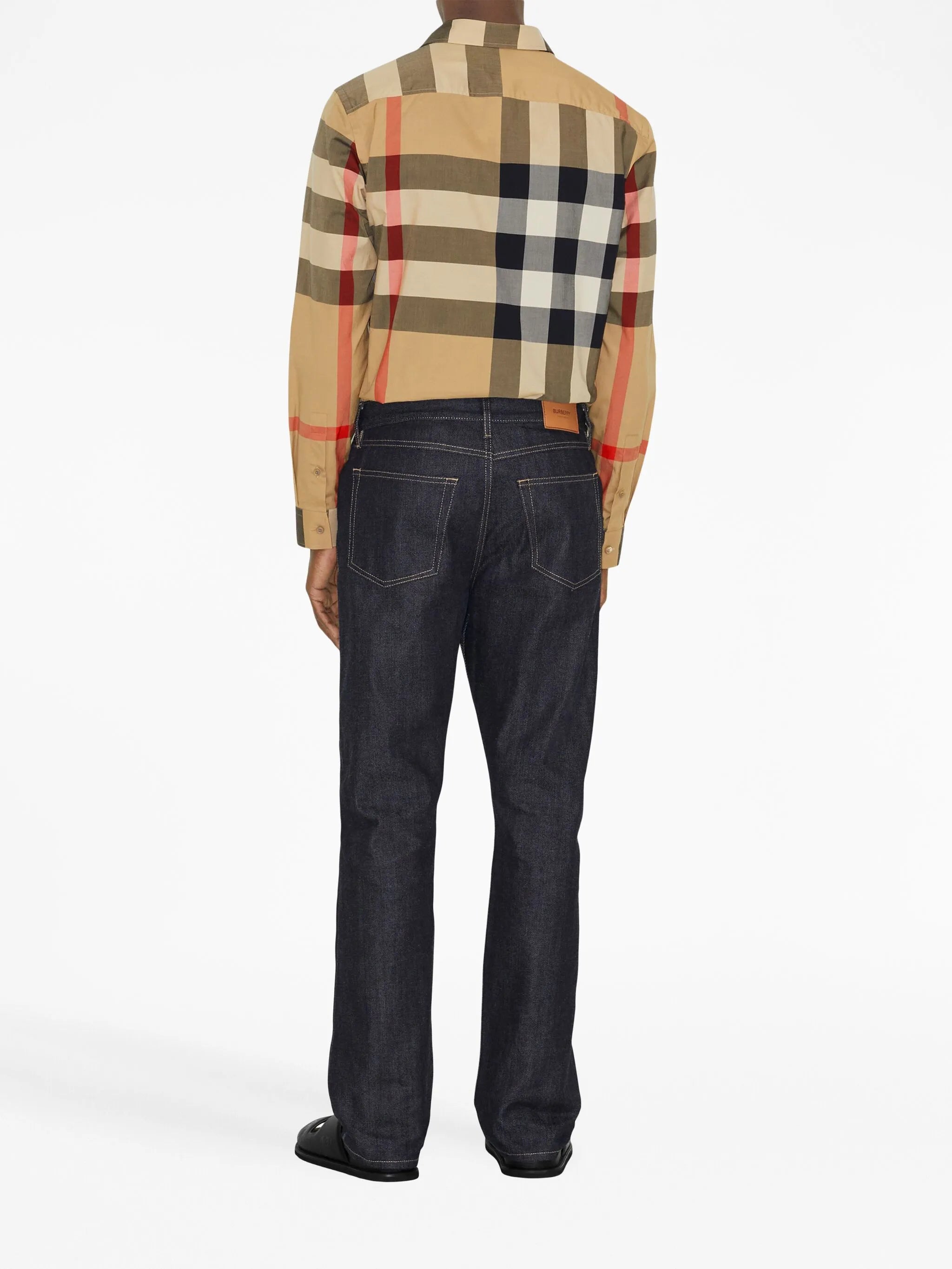 checkered cotton shirt