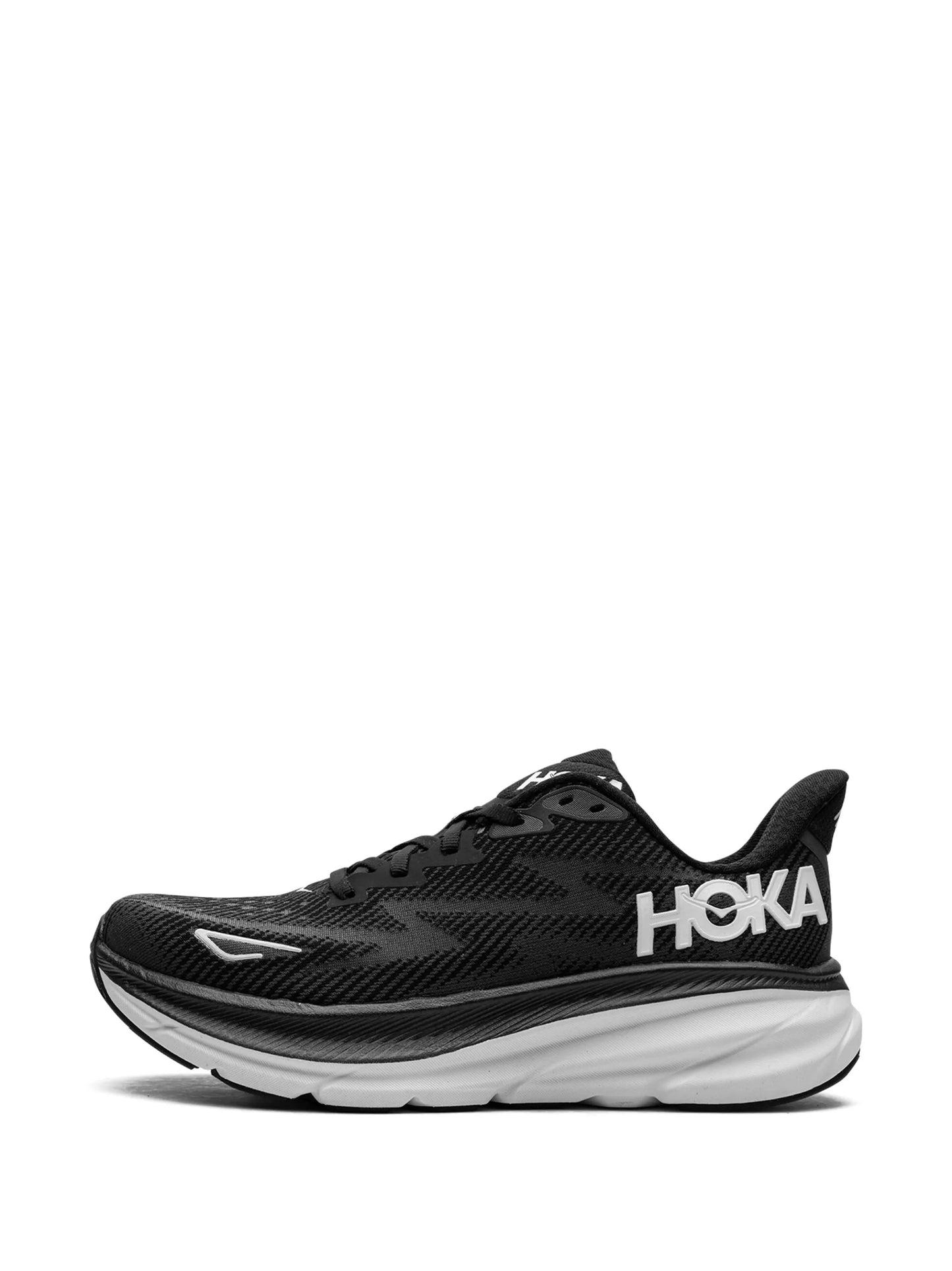 Clifton 9 "Black/White" sneakers