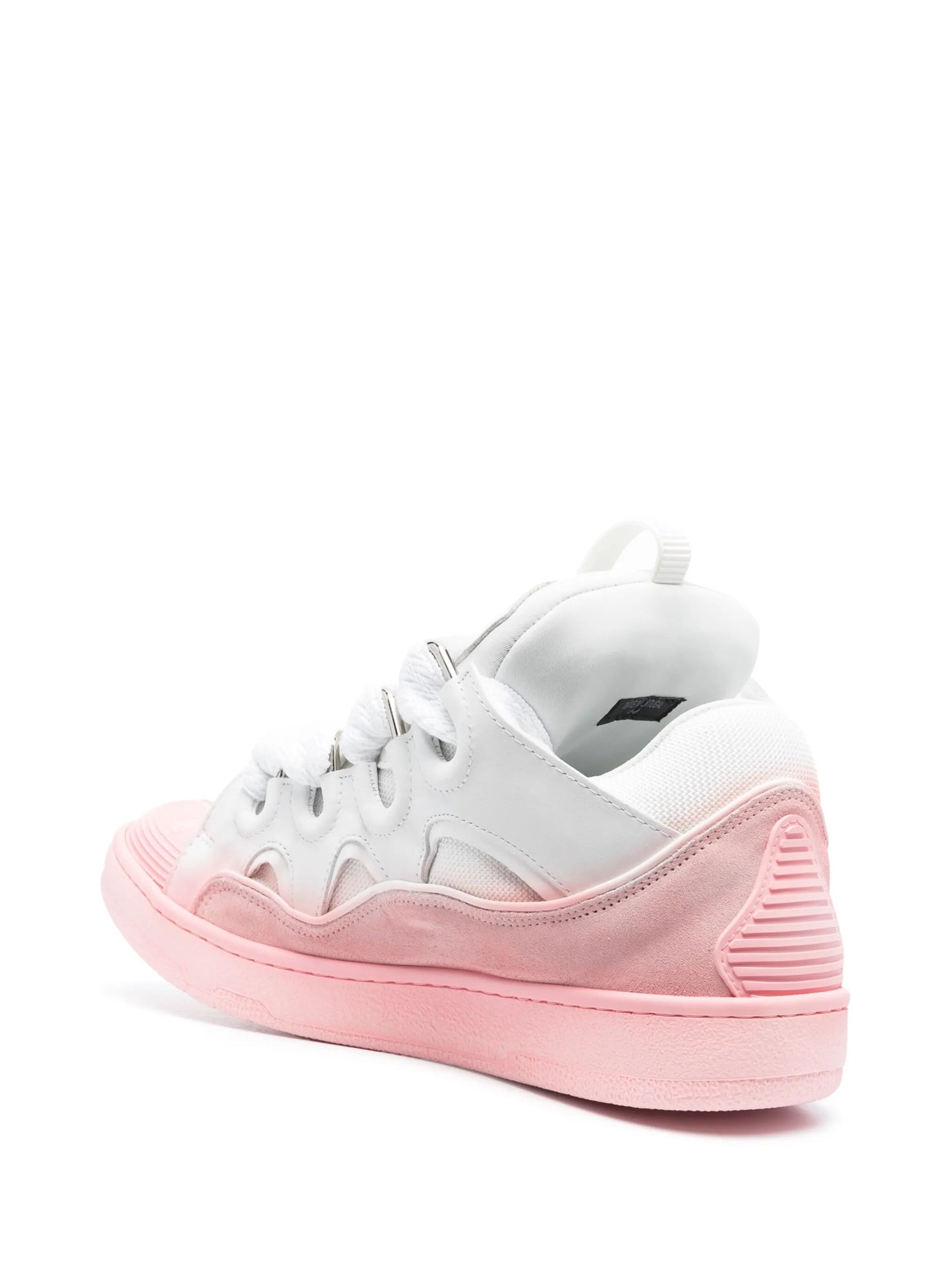 Curb gradient-effect sneakers
