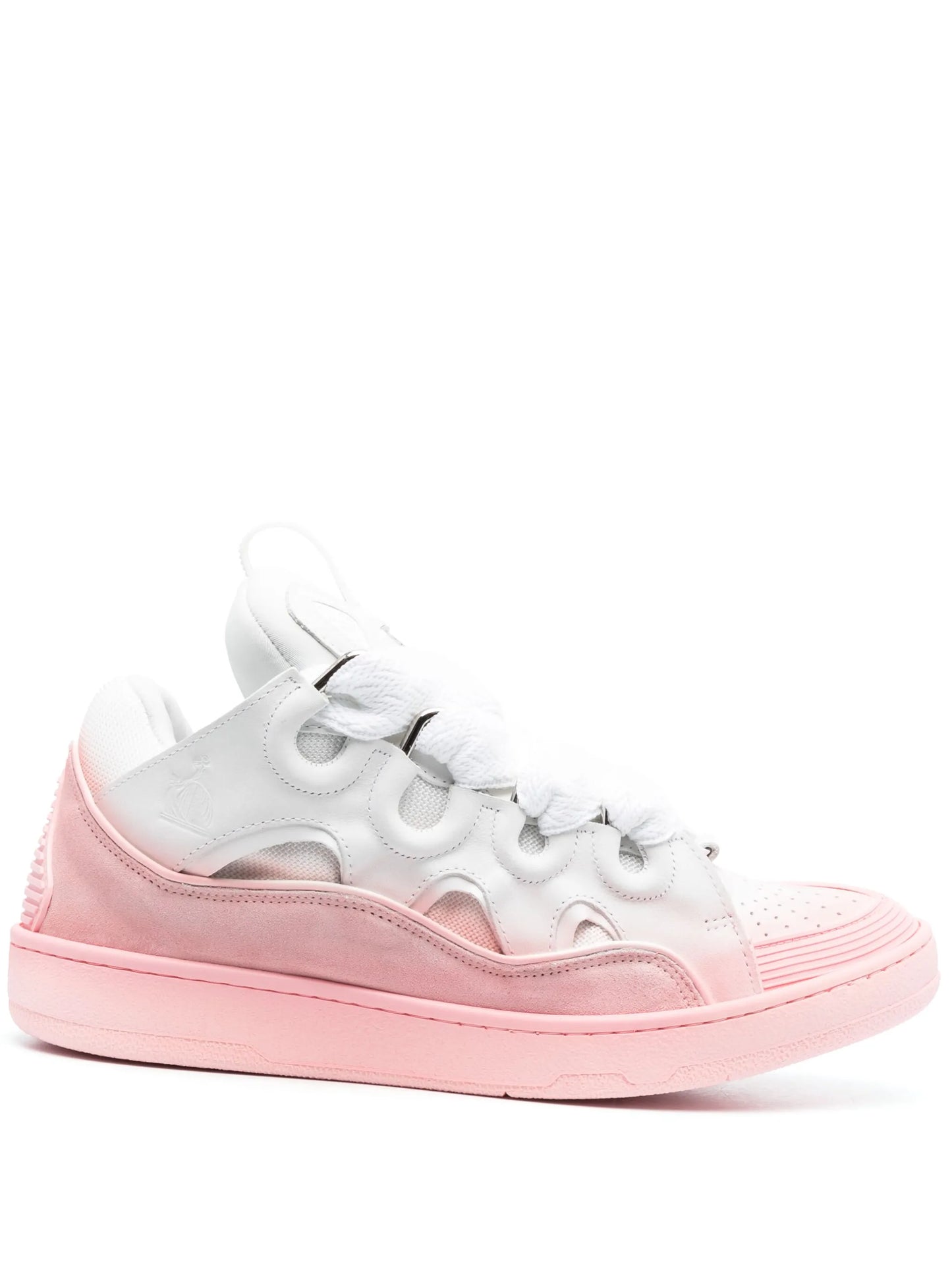 Curb gradient-effect sneakers