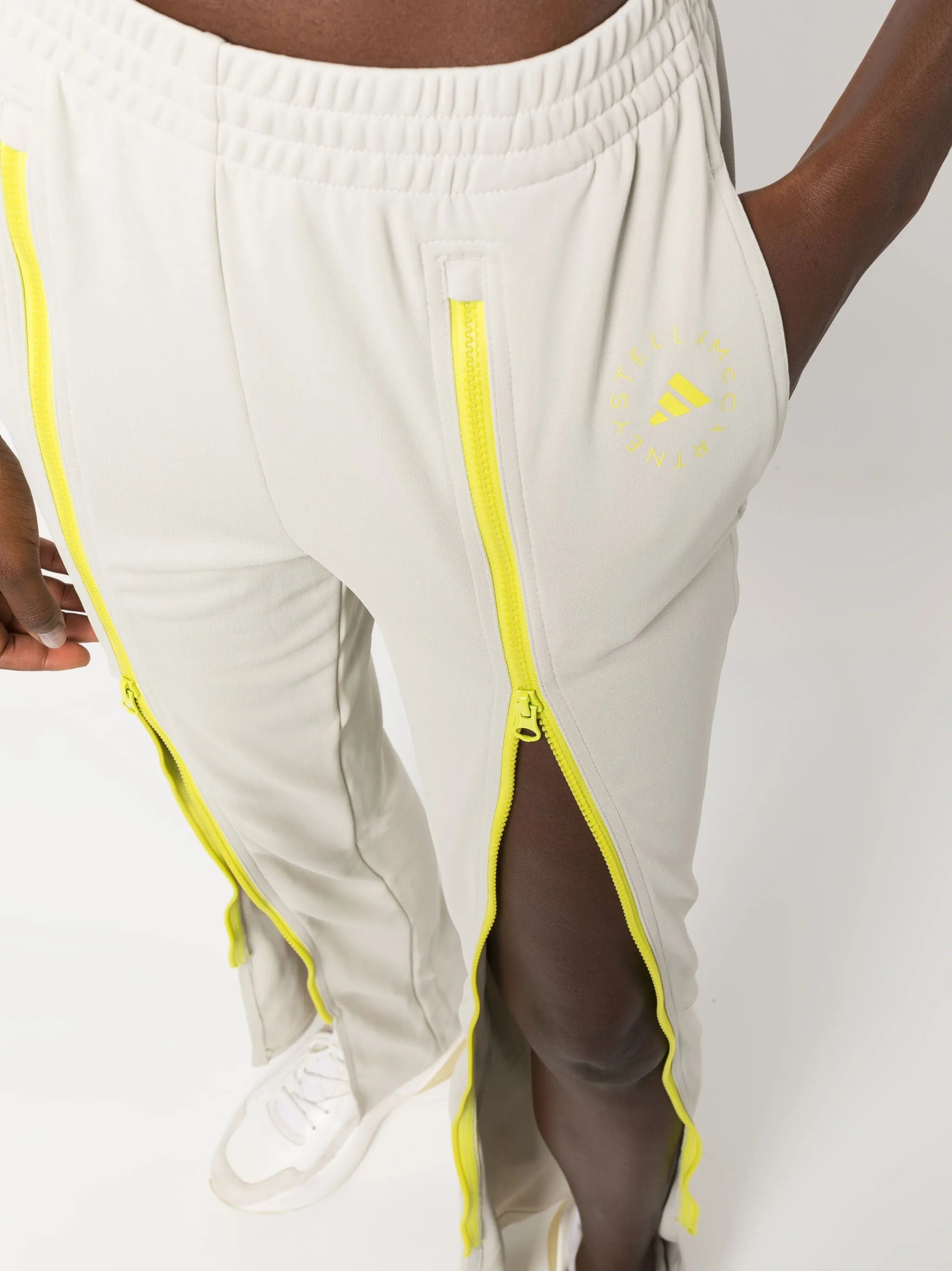 zip-up track pants